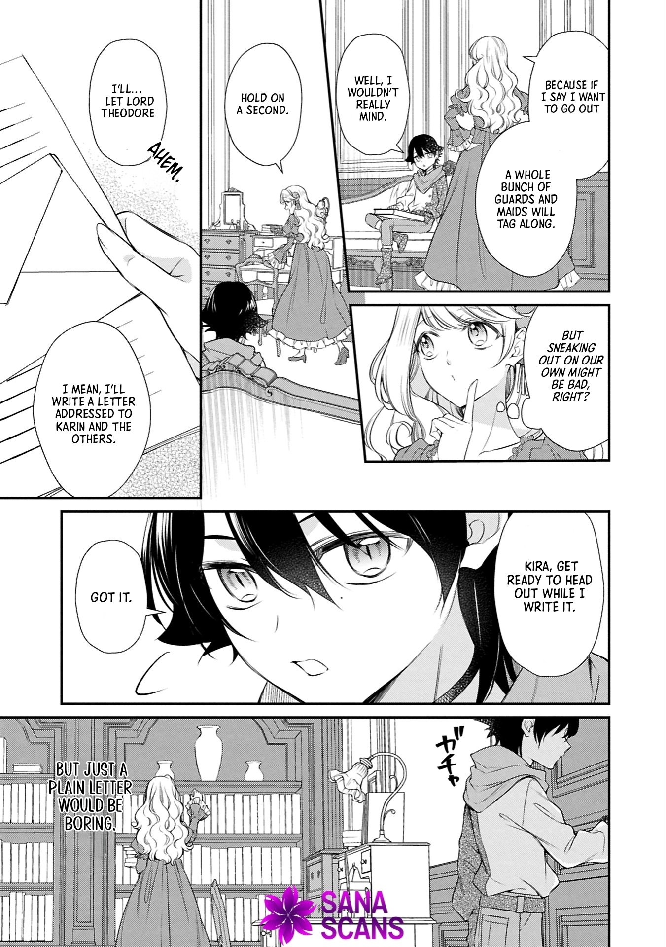 Even Exiled, She's Still the Beloved Saint! St. Evelyn's Weird and Wonderful Friends [Official] Chapter 11 - page 13