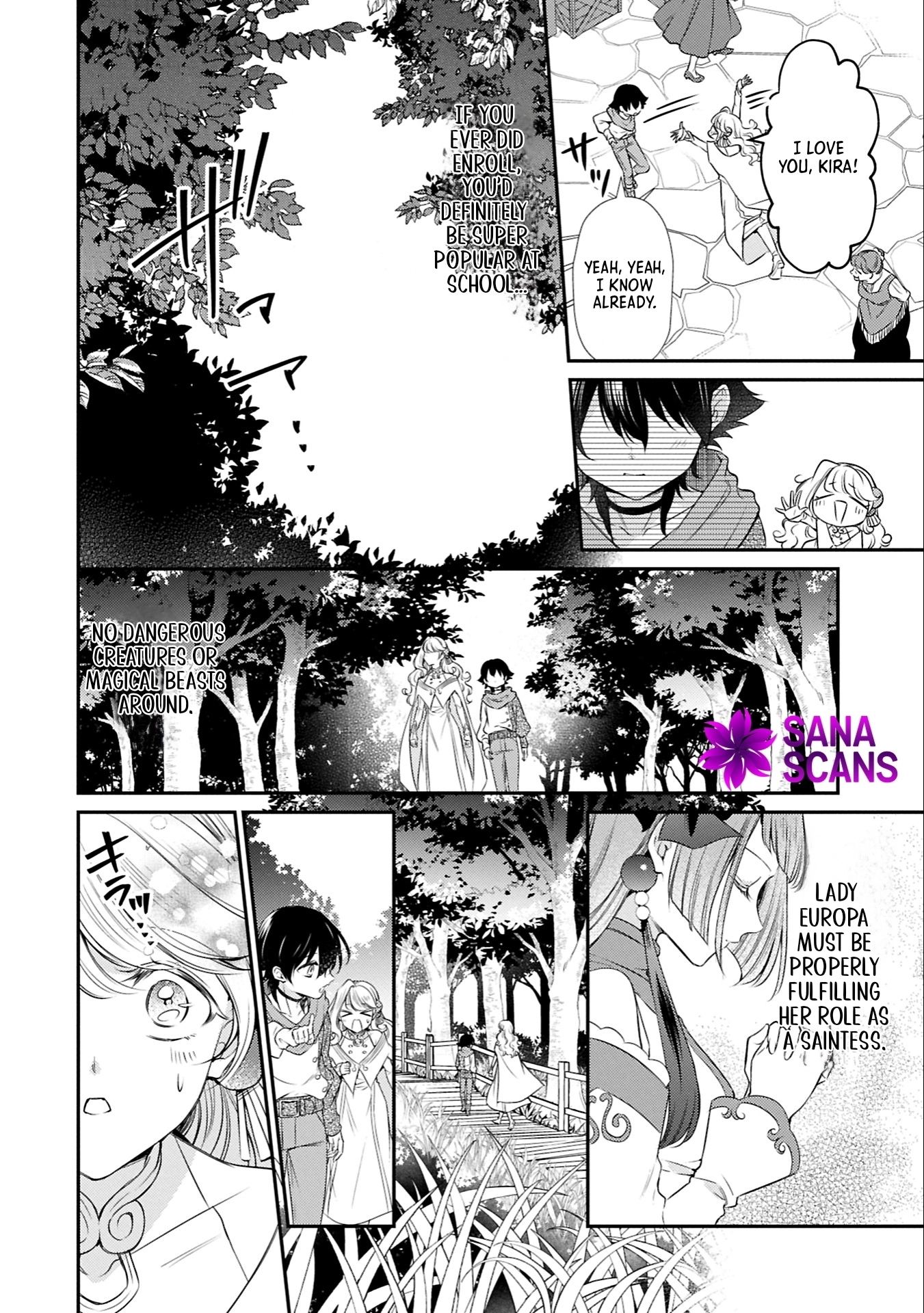 Even Exiled, She's Still the Beloved Saint! St. Evelyn's Weird and Wonderful Friends [Official] Chapter 11 - page 16