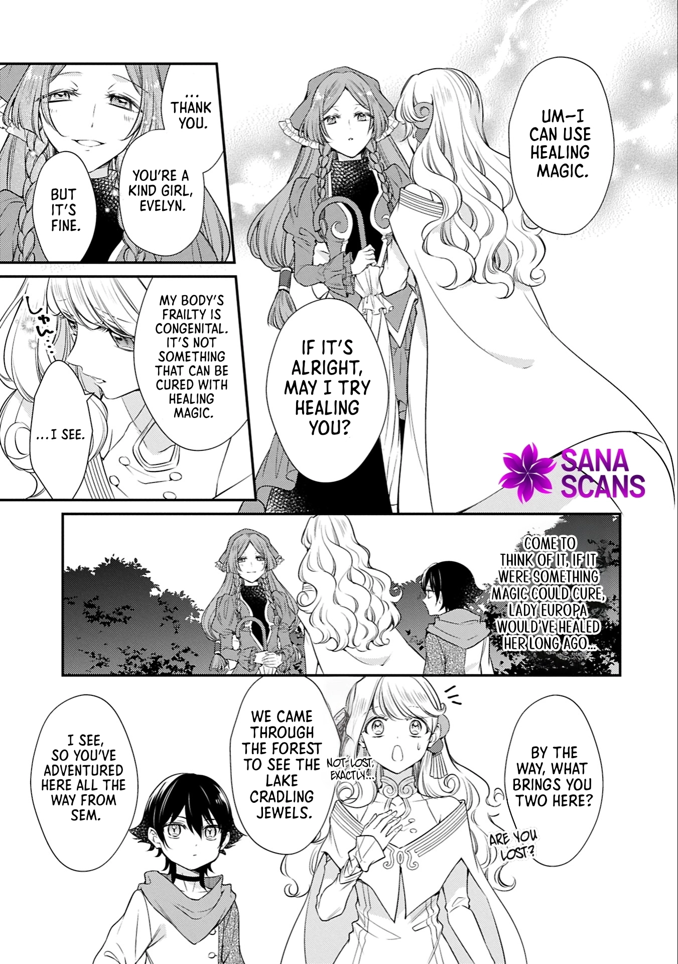 Even Exiled, She's Still the Beloved Saint! St. Evelyn's Weird and Wonderful Friends [Official] Chapter 11 - page 23