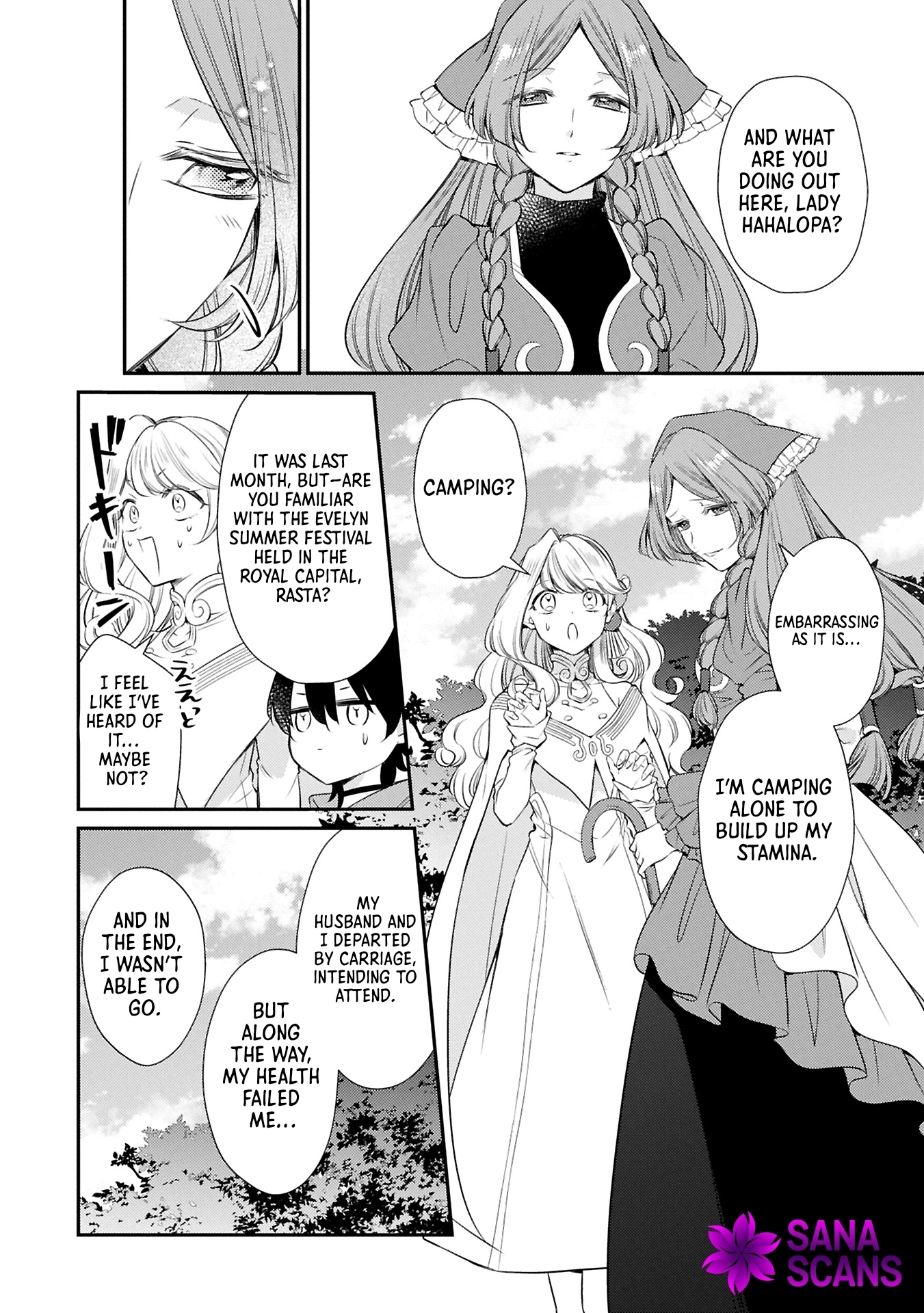 Even Exiled, She's Still the Beloved Saint! St. Evelyn's Weird and Wonderful Friends [Official] Chapter 11 - page 24
