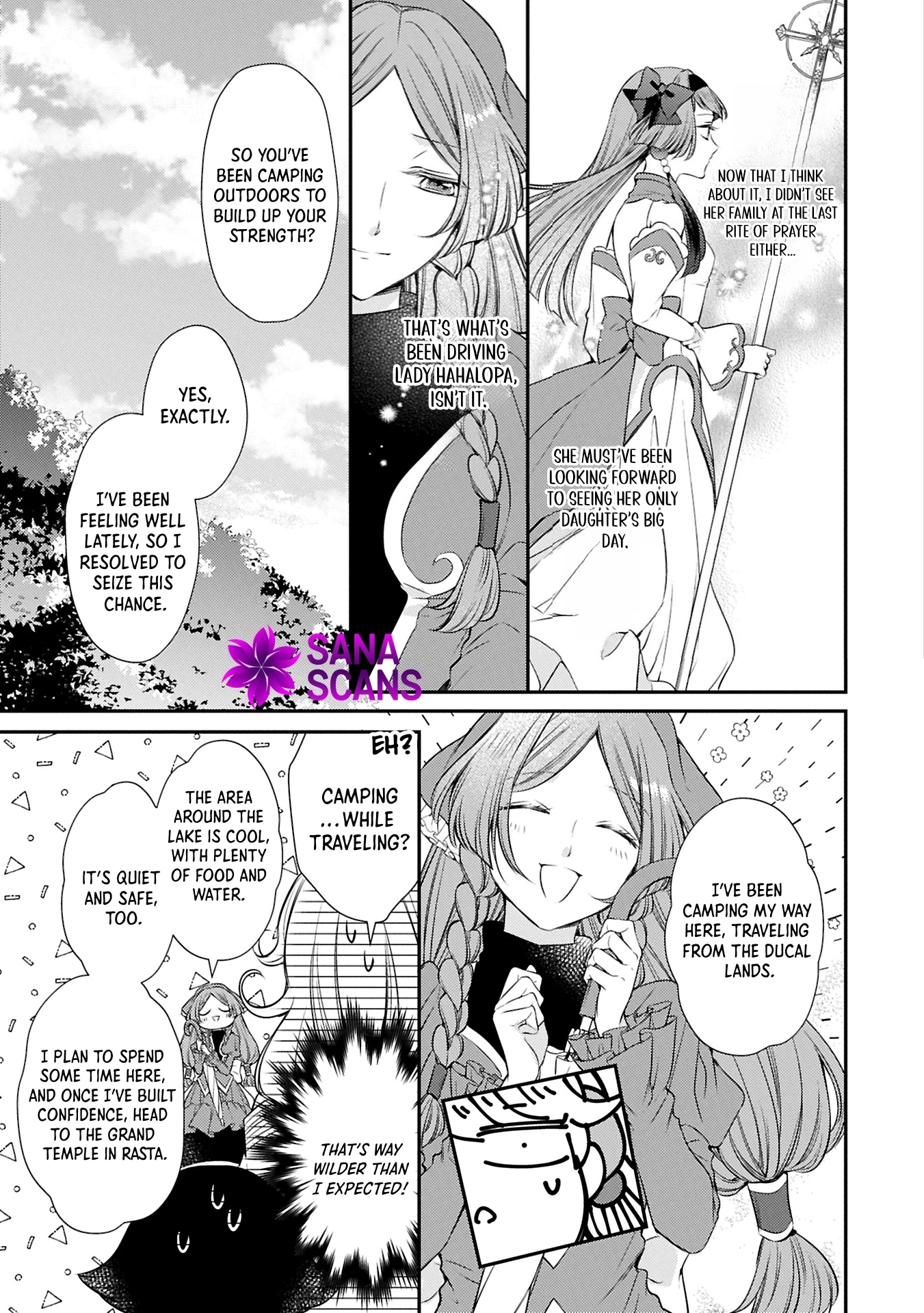 Even Exiled, She's Still the Beloved Saint! St. Evelyn's Weird and Wonderful Friends [Official] Chapter 11 - page 25