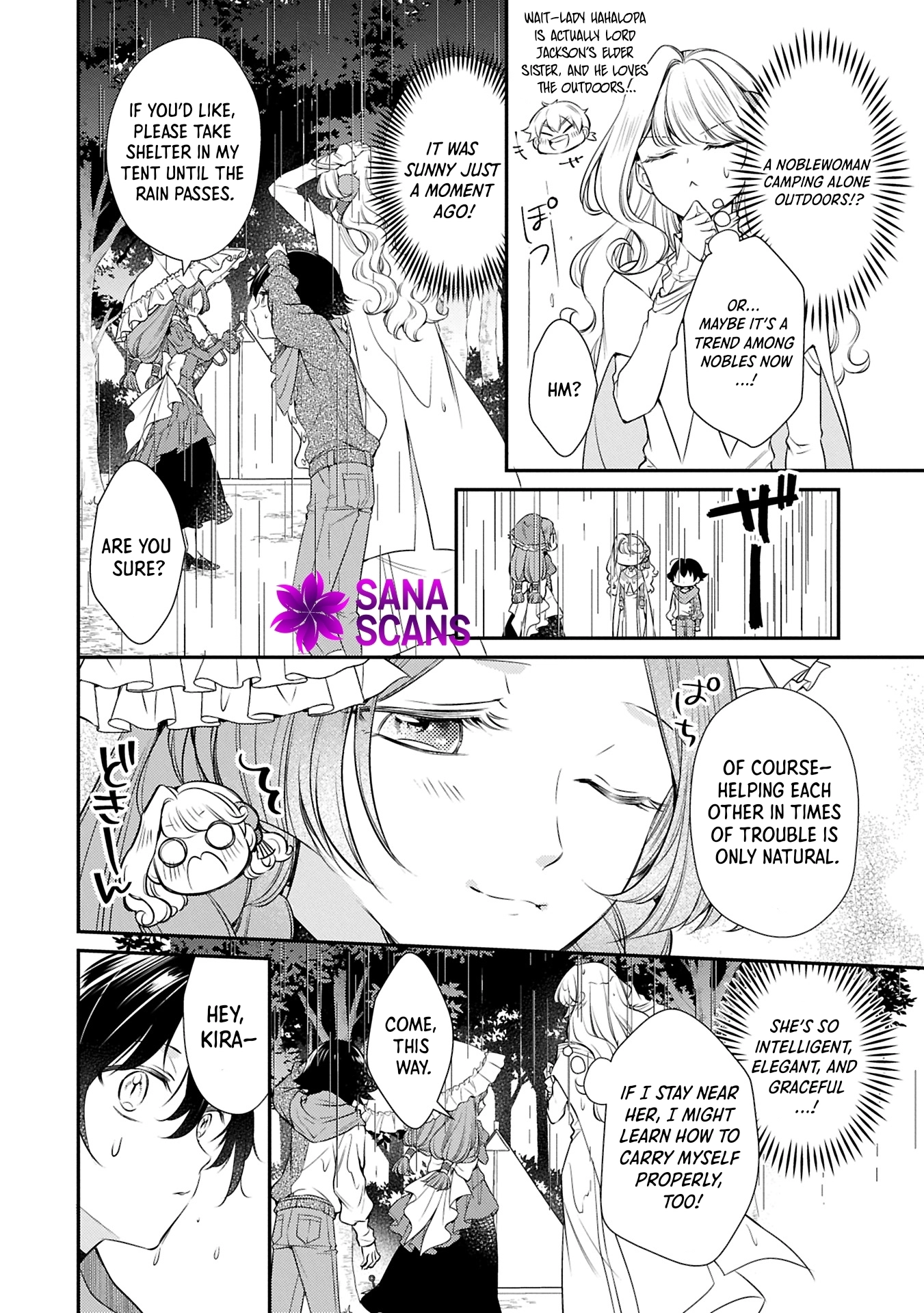 Even Exiled, She's Still the Beloved Saint! St. Evelyn's Weird and Wonderful Friends [Official] Chapter 11 - page 26