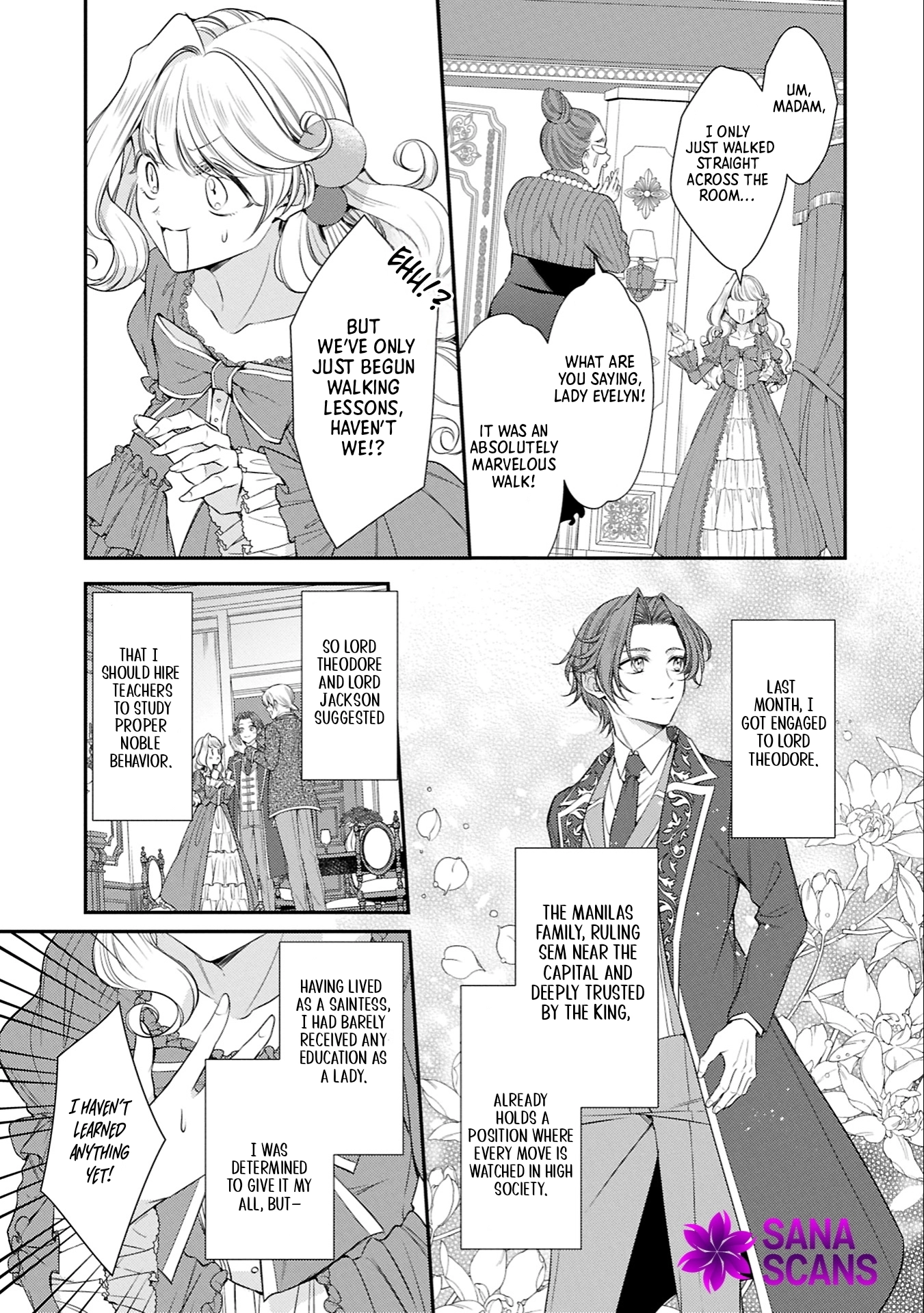 Even Exiled, She's Still the Beloved Saint! St. Evelyn's Weird and Wonderful Friends [Official] Chapter 11 - page 3