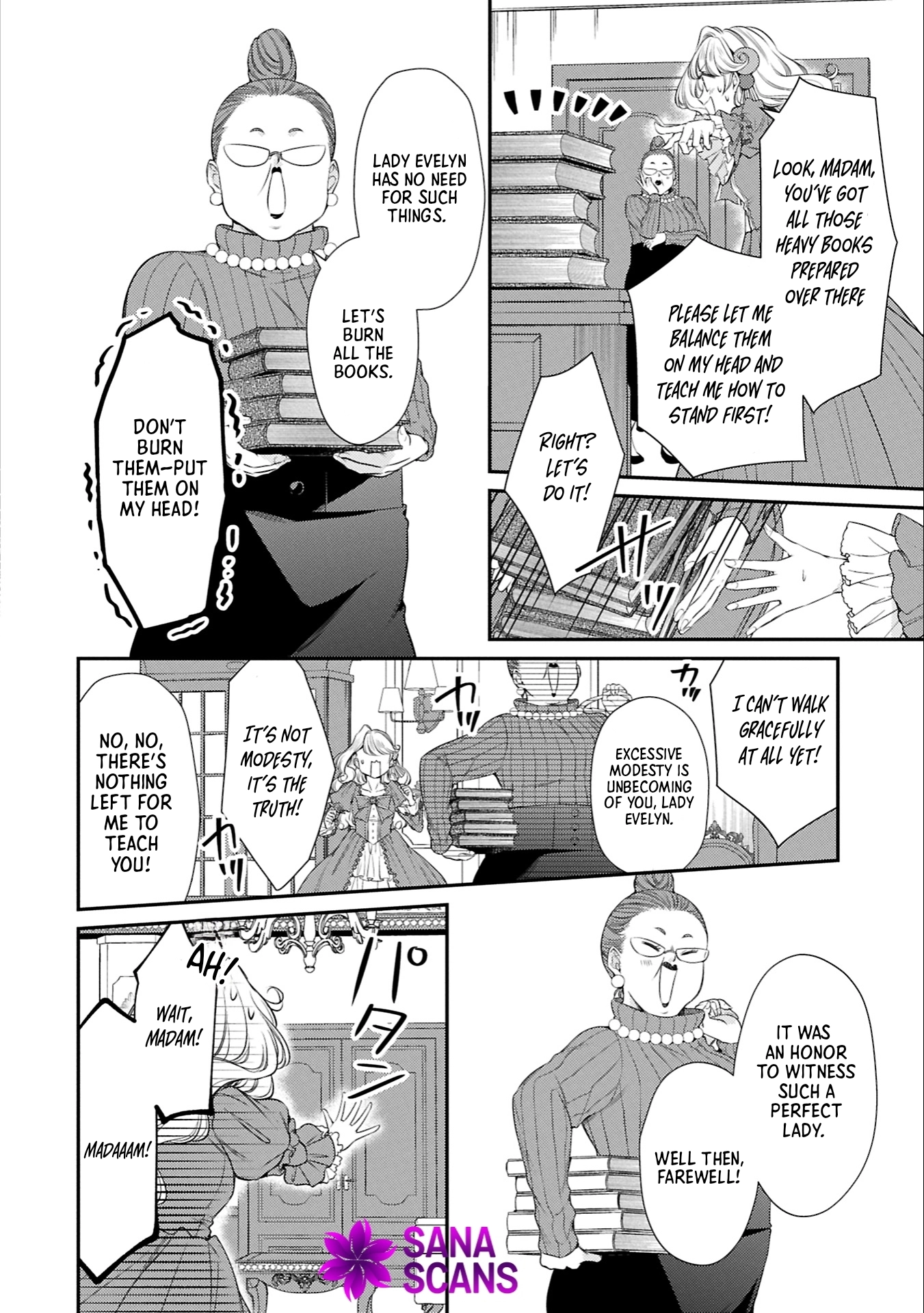 Even Exiled, She's Still the Beloved Saint! St. Evelyn's Weird and Wonderful Friends [Official] Chapter 11 - page 4