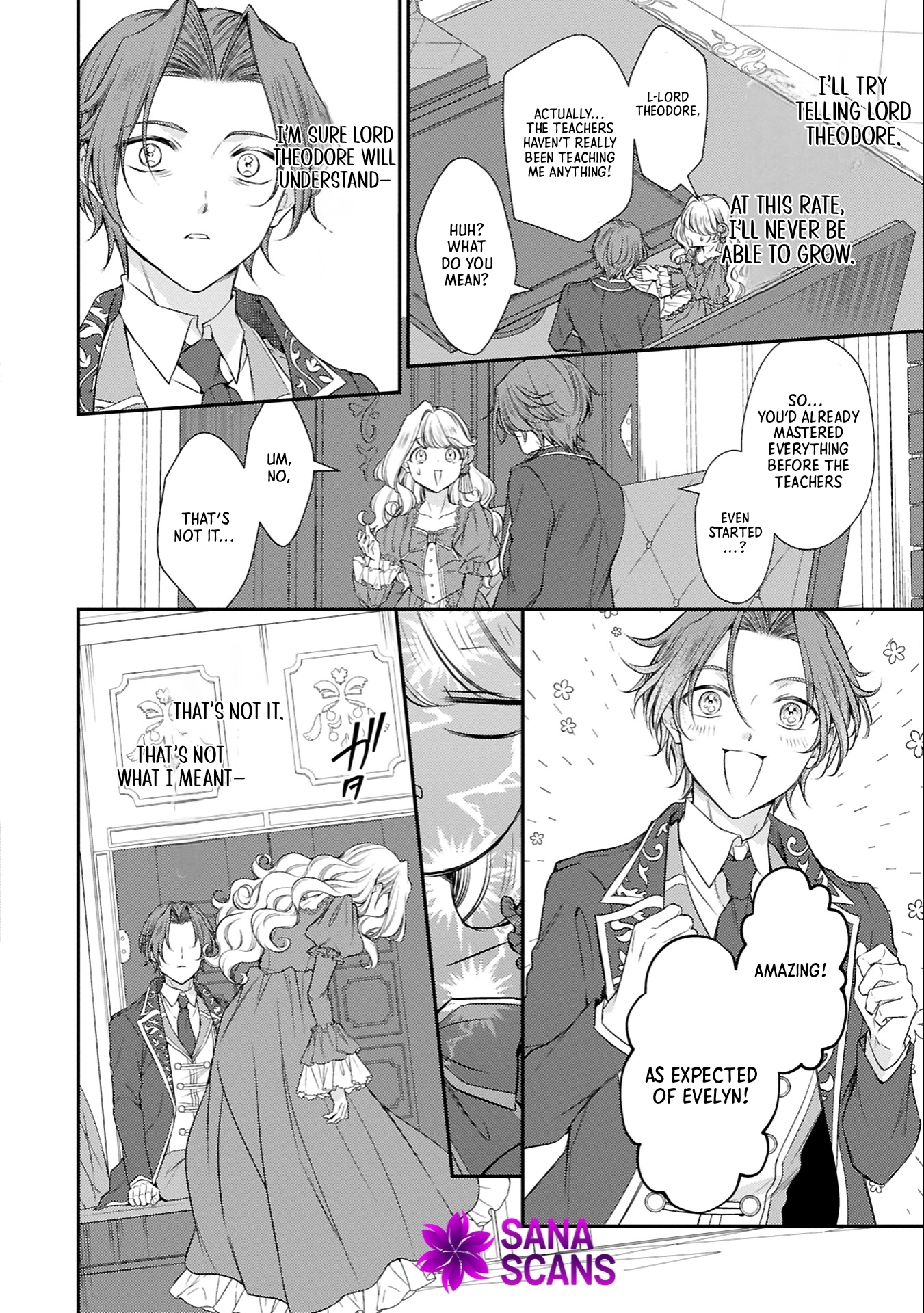 Even Exiled, She's Still the Beloved Saint! St. Evelyn's Weird and Wonderful Friends [Official] Chapter 11 - page 8