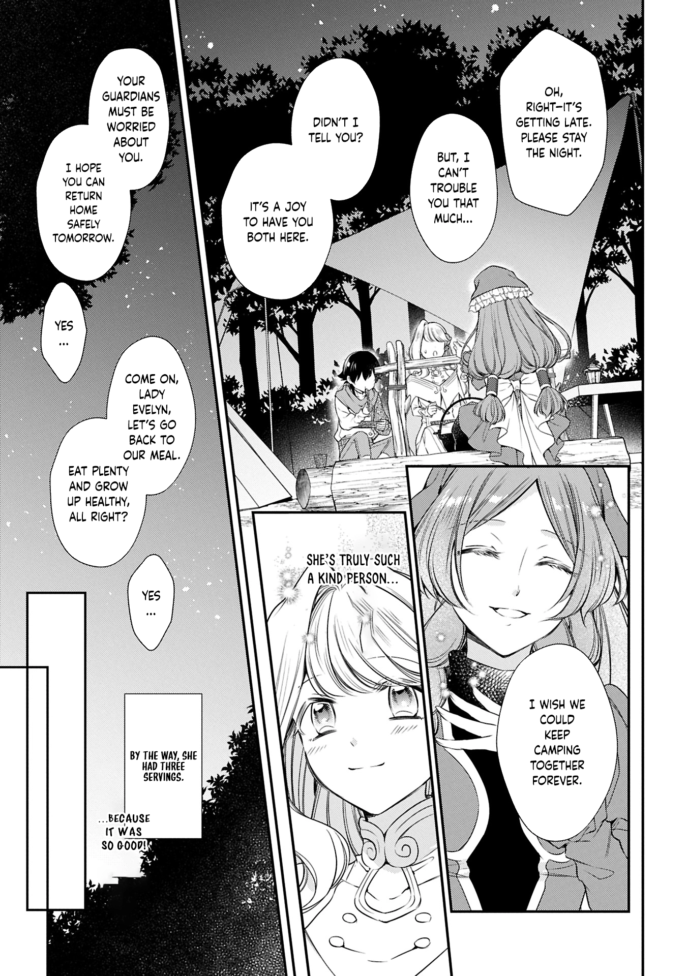 Even Exiled, She's Still the Beloved Saint! St. Evelyn's Weird and Wonderful Friends [Official] Chapter 12 - page 11