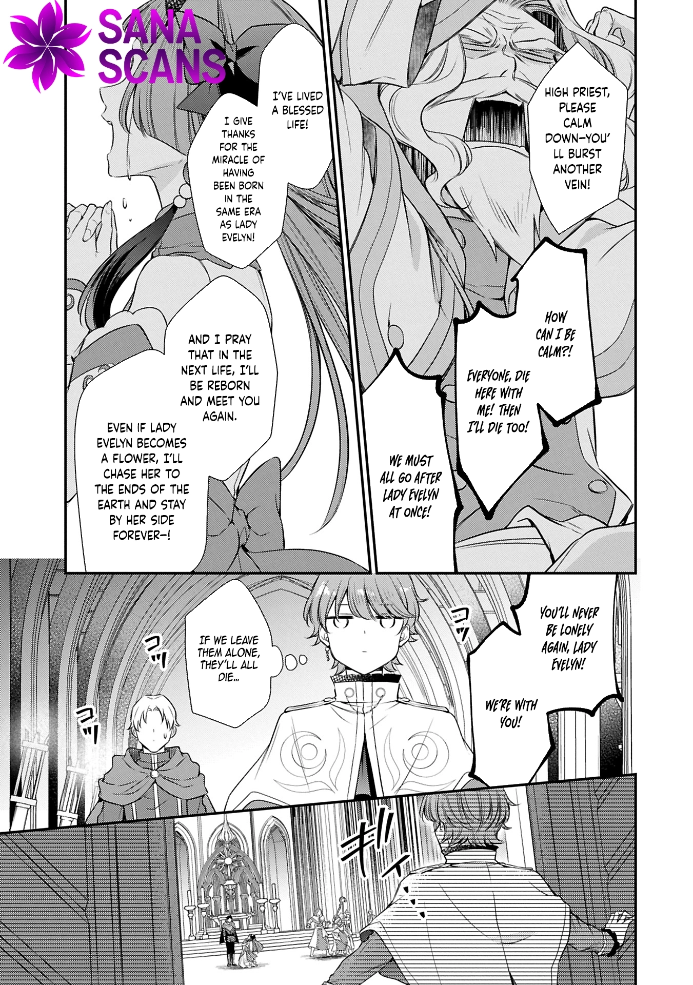 Even Exiled, She's Still the Beloved Saint! St. Evelyn's Weird and Wonderful Friends [Official] Chapter 12 - page 13