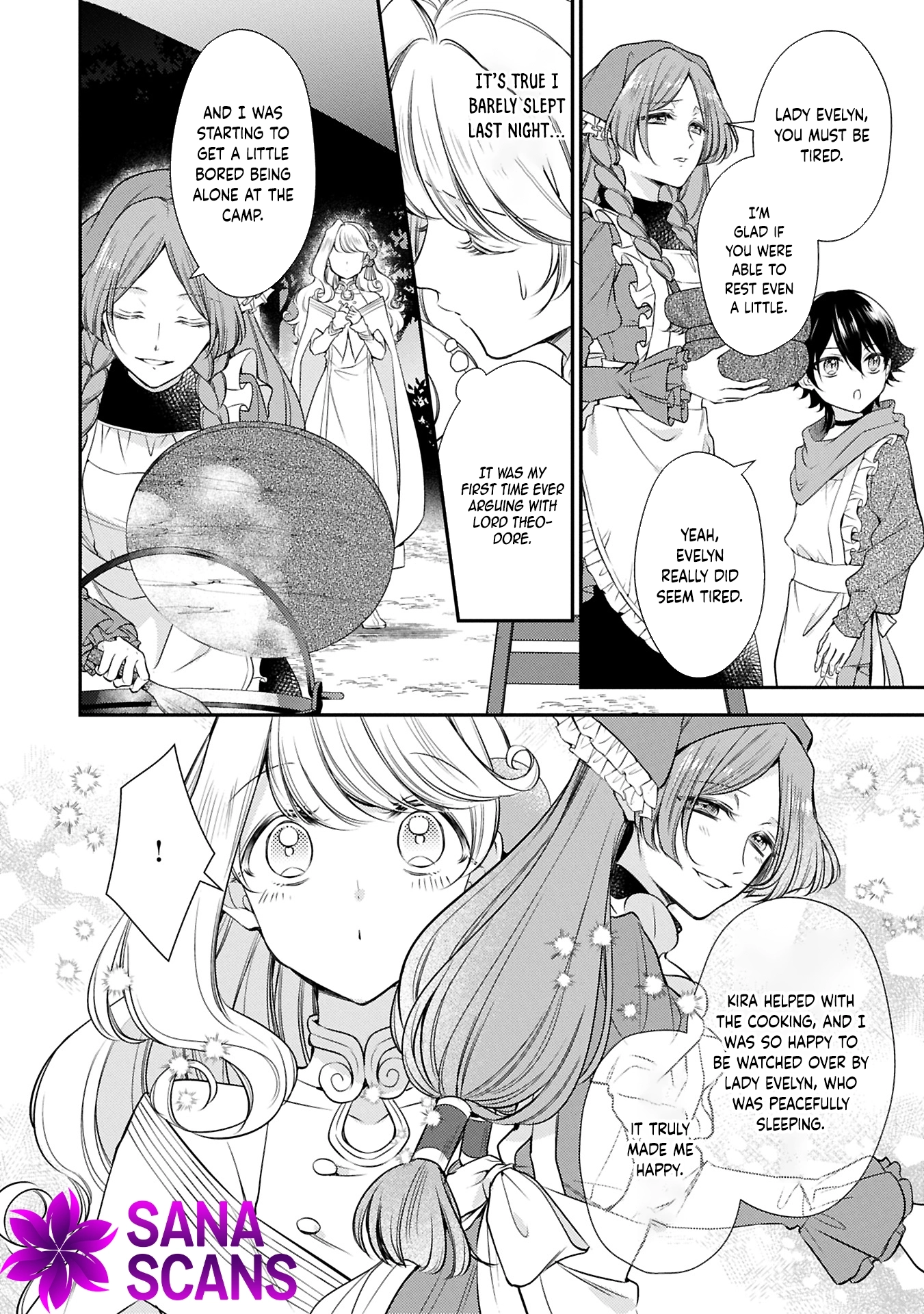 Even Exiled, She's Still the Beloved Saint! St. Evelyn's Weird and Wonderful Friends [Official] Chapter 12 - page 4