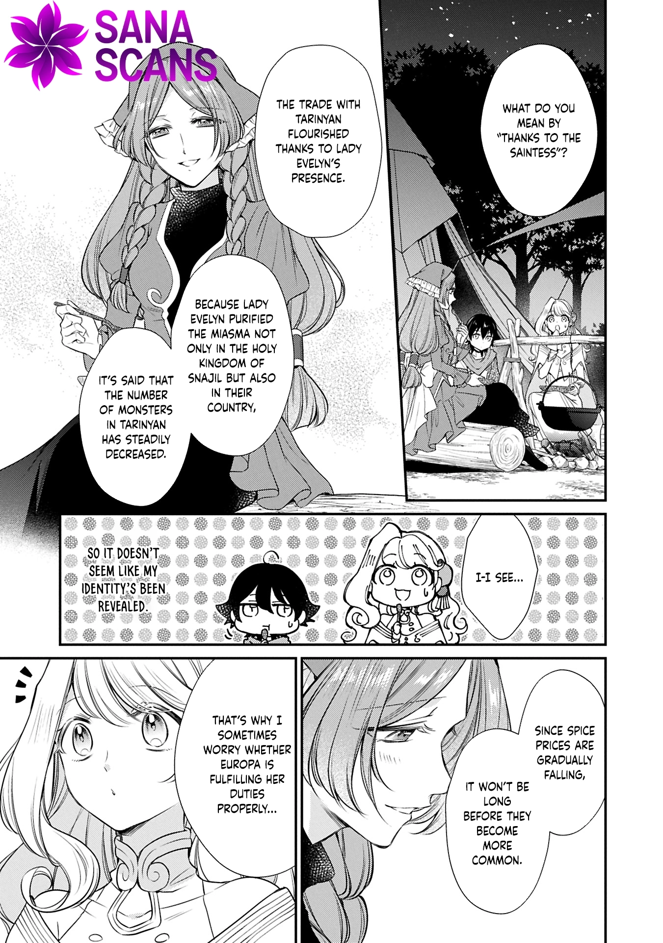 Even Exiled, She's Still the Beloved Saint! St. Evelyn's Weird and Wonderful Friends [Official] Chapter 12 - page 7