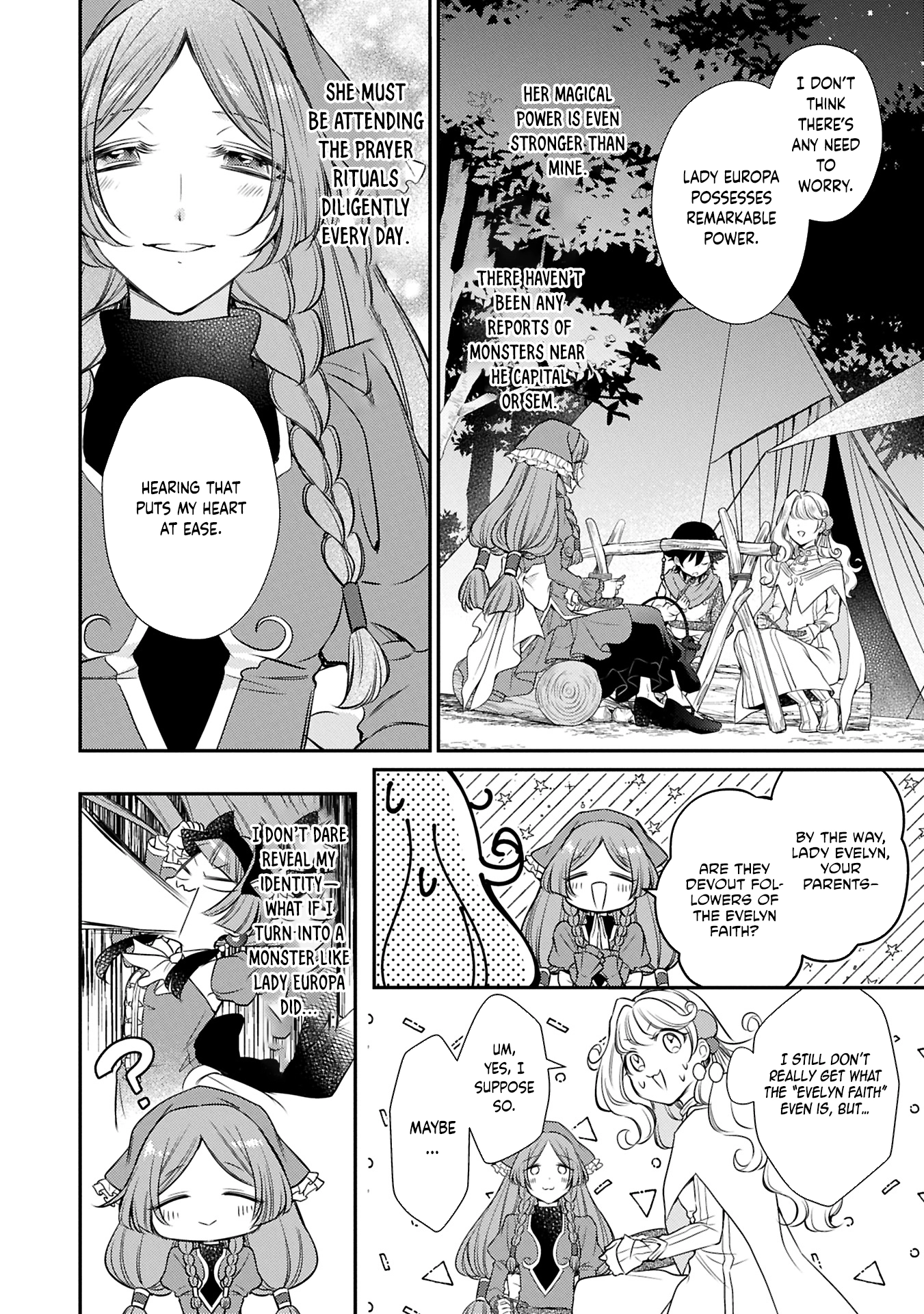 Even Exiled, She's Still the Beloved Saint! St. Evelyn's Weird and Wonderful Friends [Official] Chapter 12 - page 8