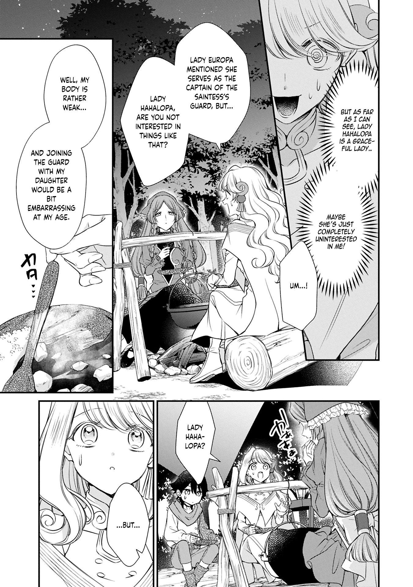 Even Exiled, She's Still the Beloved Saint! St. Evelyn's Weird and Wonderful Friends [Official] Chapter 12 - page 9