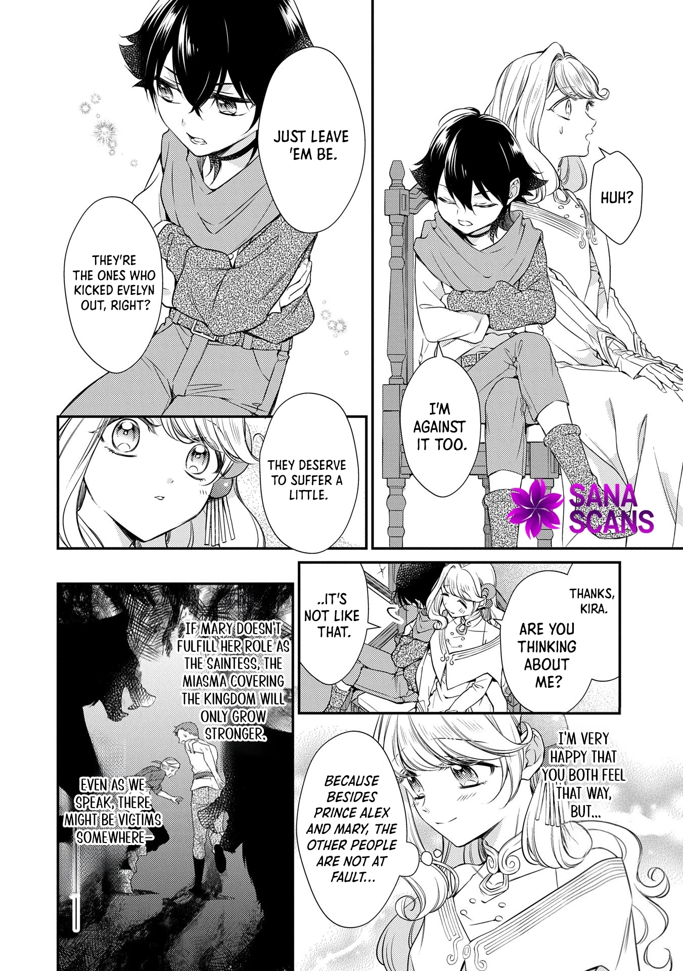 Even Exiled, She's Still the Beloved Saint! St. Evelyn's Weird and Wonderful Friends [Official] Chapter 7 - page 14