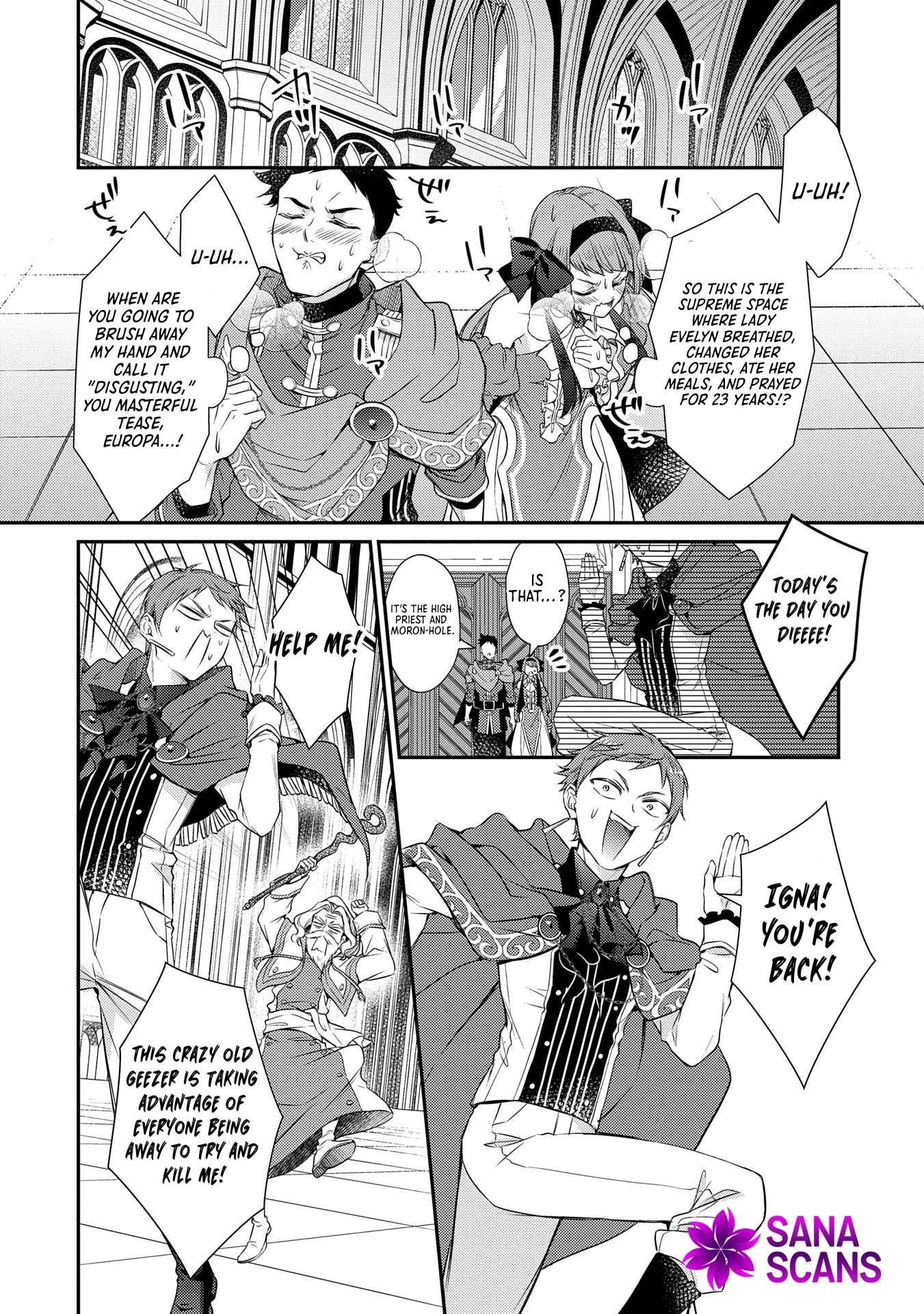 Even Exiled, She's Still the Beloved Saint! St. Evelyn's Weird and Wonderful Friends [Official] Chapter 7 - page 26