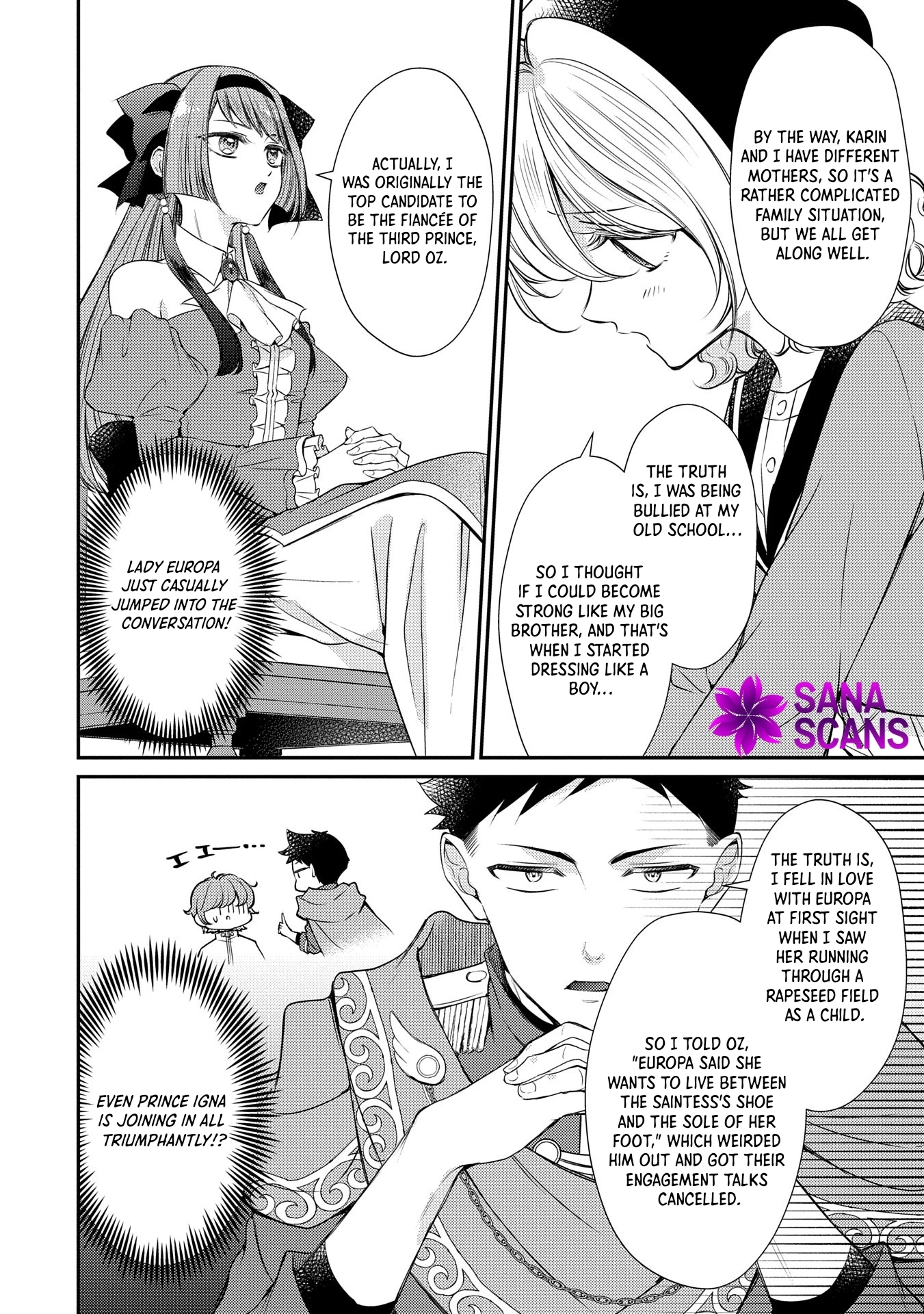 Even Exiled, She's Still the Beloved Saint! St. Evelyn's Weird and Wonderful Friends [Official] Chapter 7 - page 4