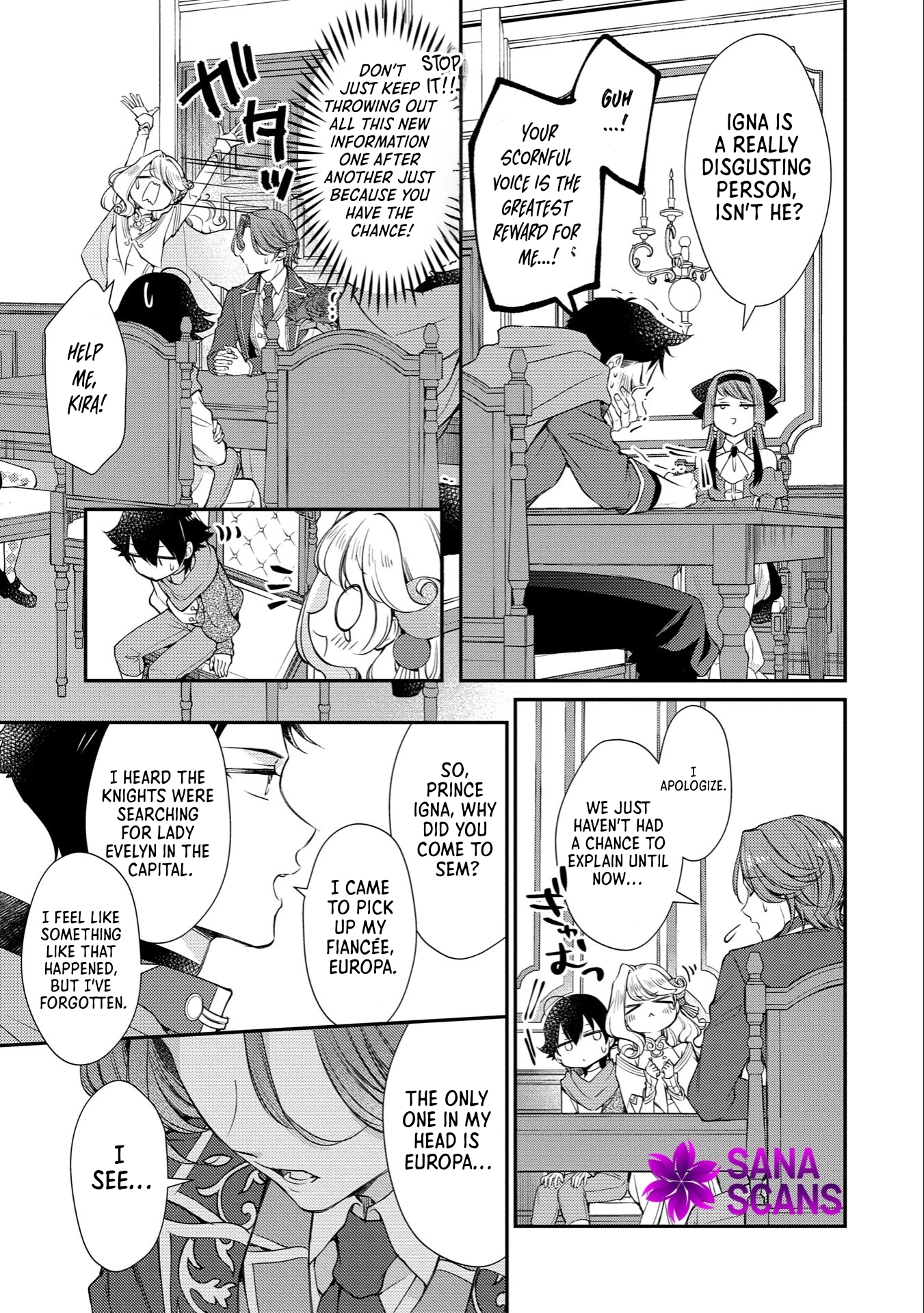 Even Exiled, She's Still the Beloved Saint! St. Evelyn's Weird and Wonderful Friends [Official] Chapter 7 - page 5
