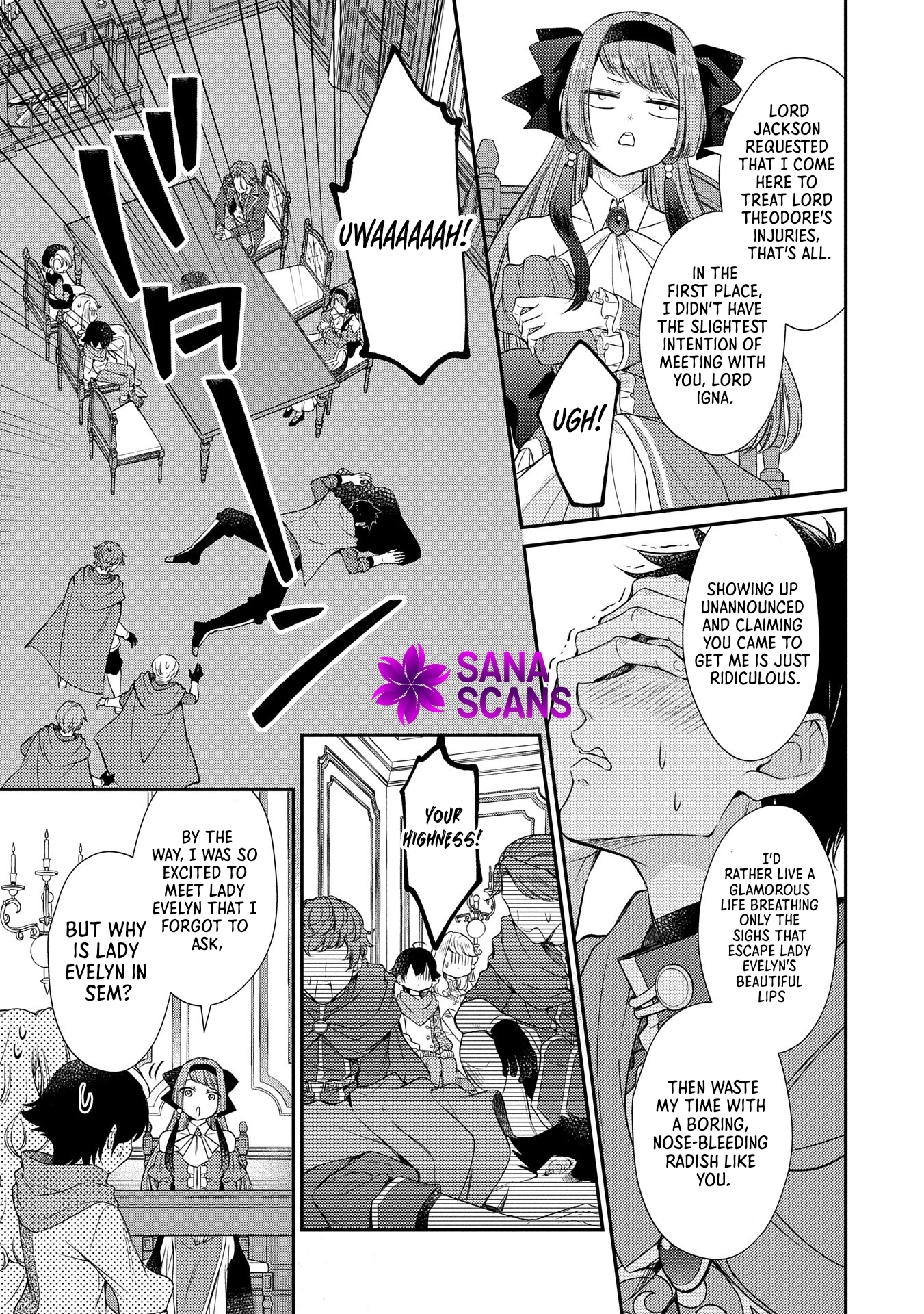 Even Exiled, She's Still the Beloved Saint! St. Evelyn's Weird and Wonderful Friends [Official] Chapter 7 - page 7