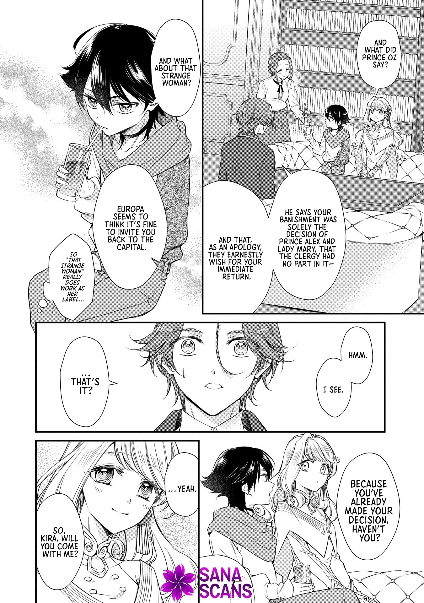 Even Exiled, She's Still the Beloved Saint! St. Evelyn's Weird and Wonderful Friends [Official] Chapter 8 - page 2