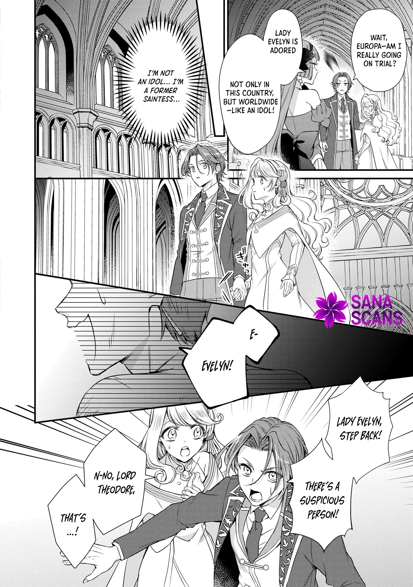 Even Exiled, She's Still the Beloved Saint! St. Evelyn's Weird and Wonderful Friends [Official] Chapter 8 - page 20