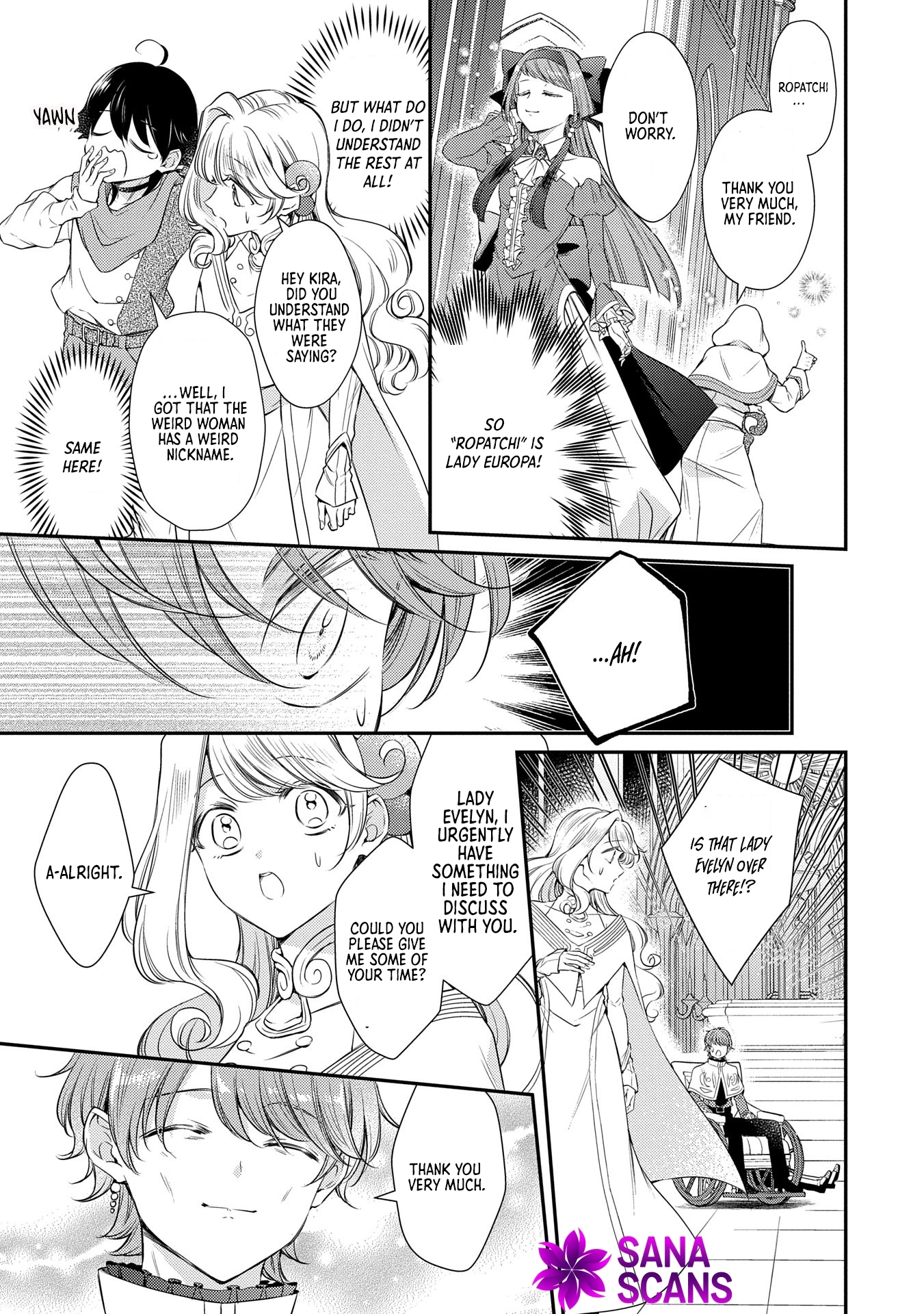 Even Exiled, She's Still the Beloved Saint! St. Evelyn's Weird and Wonderful Friends [Official] Chapter 8 - page 23