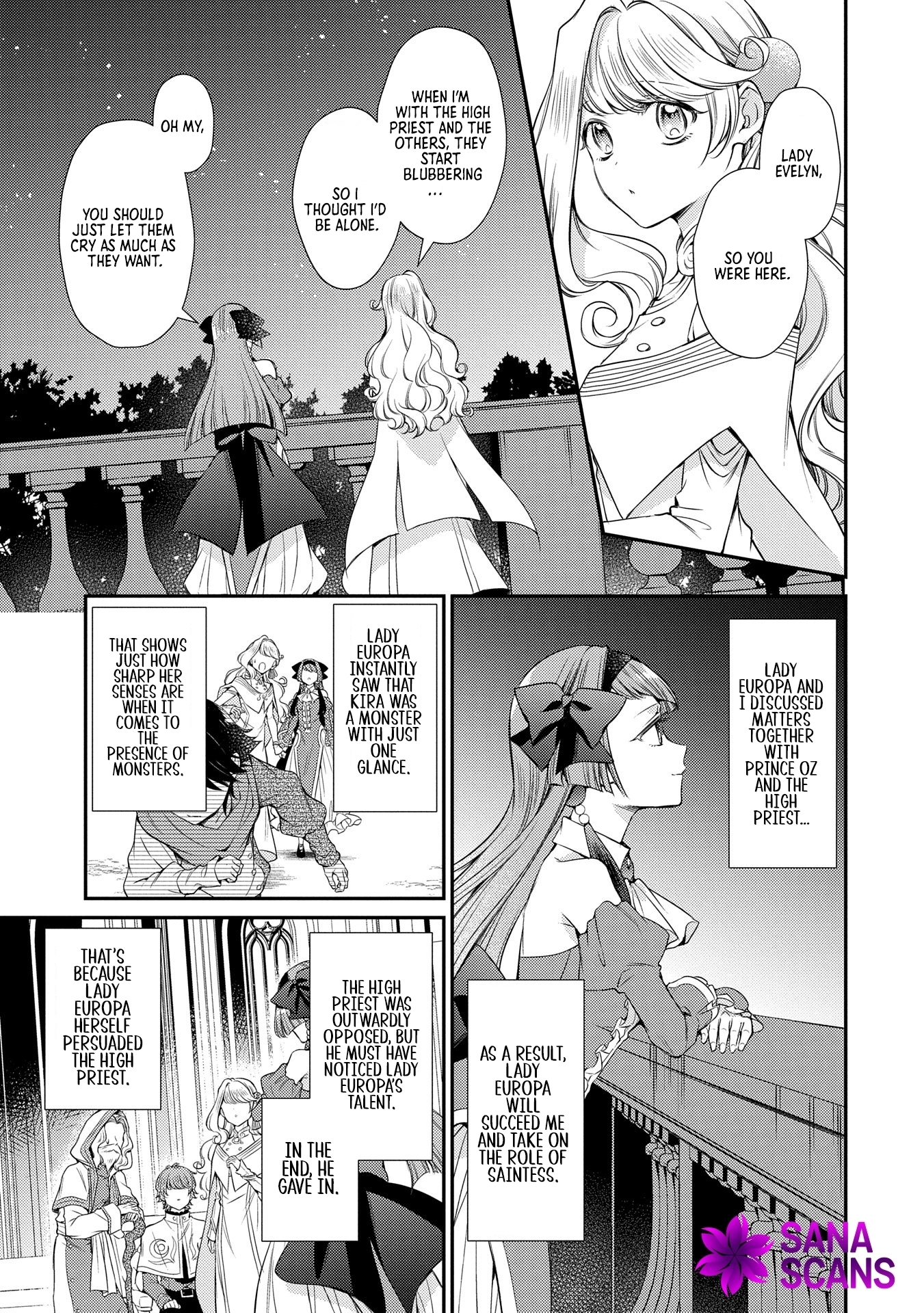 Even Exiled, She's Still the Beloved Saint! St. Evelyn's Weird and Wonderful Friends [Official] Chapter 8 - page 25