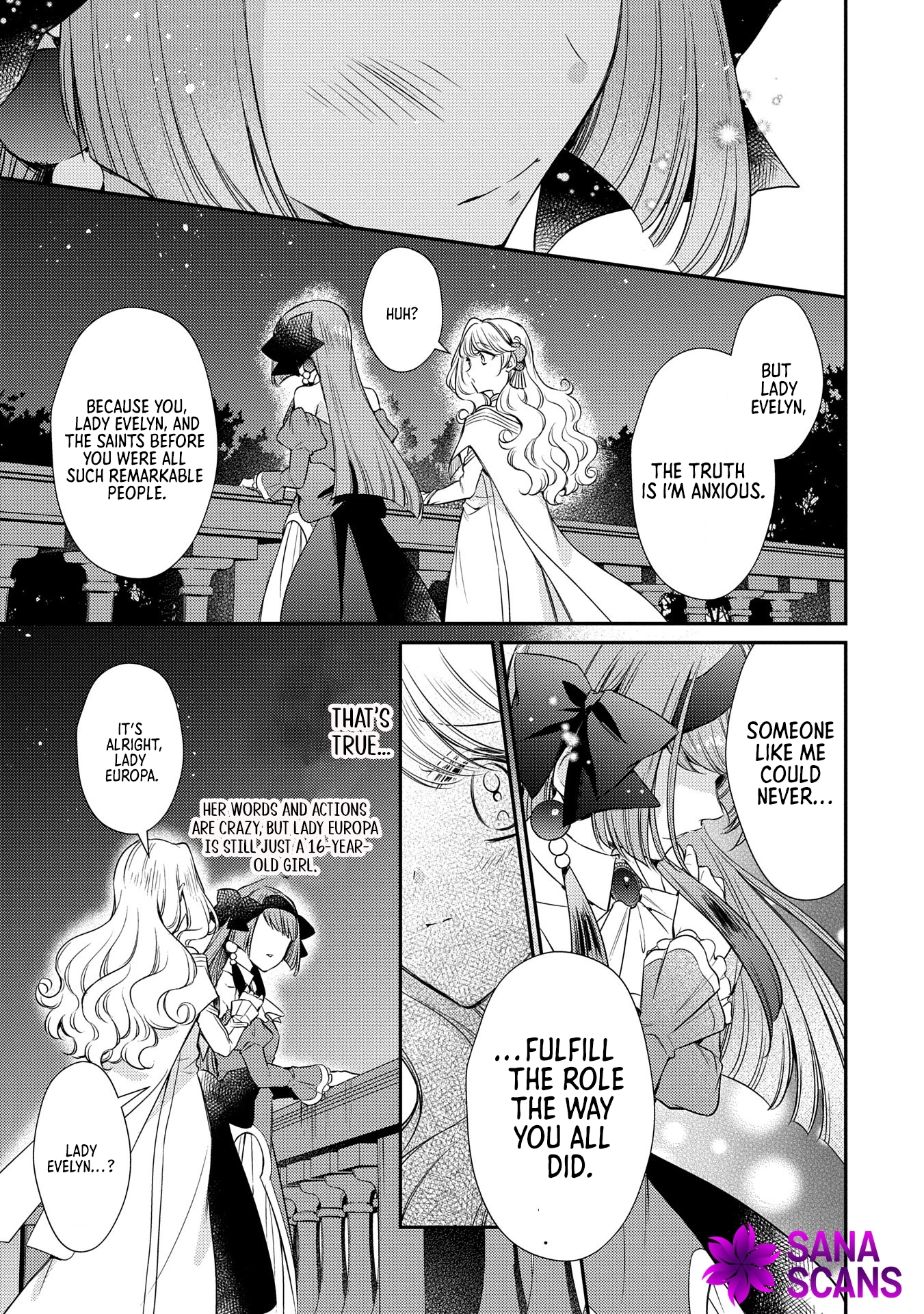 Even Exiled, She's Still the Beloved Saint! St. Evelyn's Weird and Wonderful Friends [Official] Chapter 8 - page 27