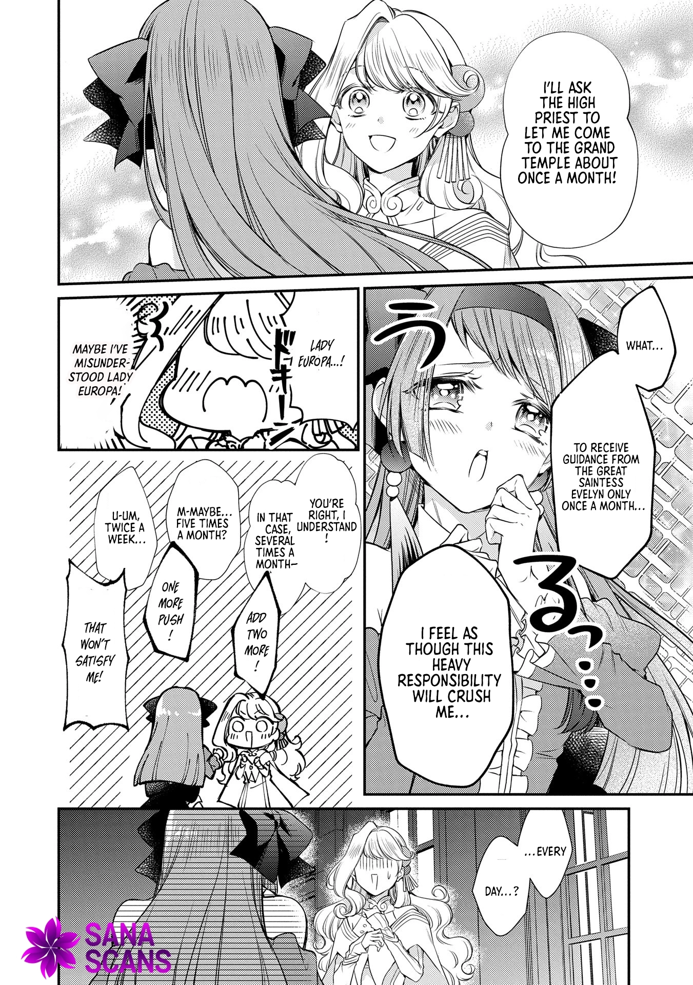 Even Exiled, She's Still the Beloved Saint! St. Evelyn's Weird and Wonderful Friends [Official] Chapter 8 - page 28