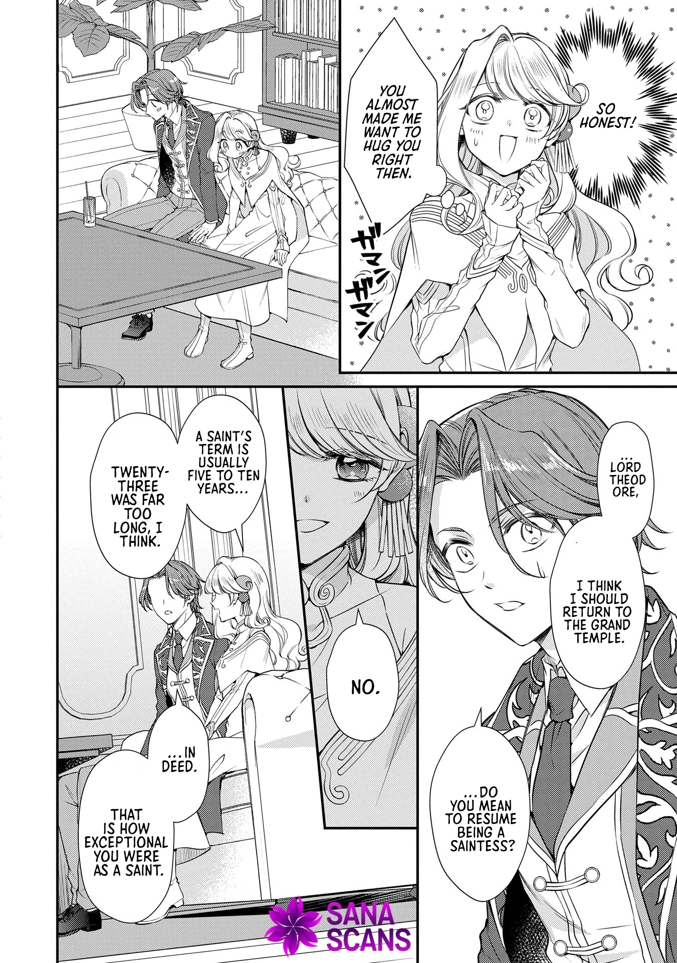 Even Exiled, She's Still the Beloved Saint! St. Evelyn's Weird and Wonderful Friends [Official] Chapter 8 - page 4