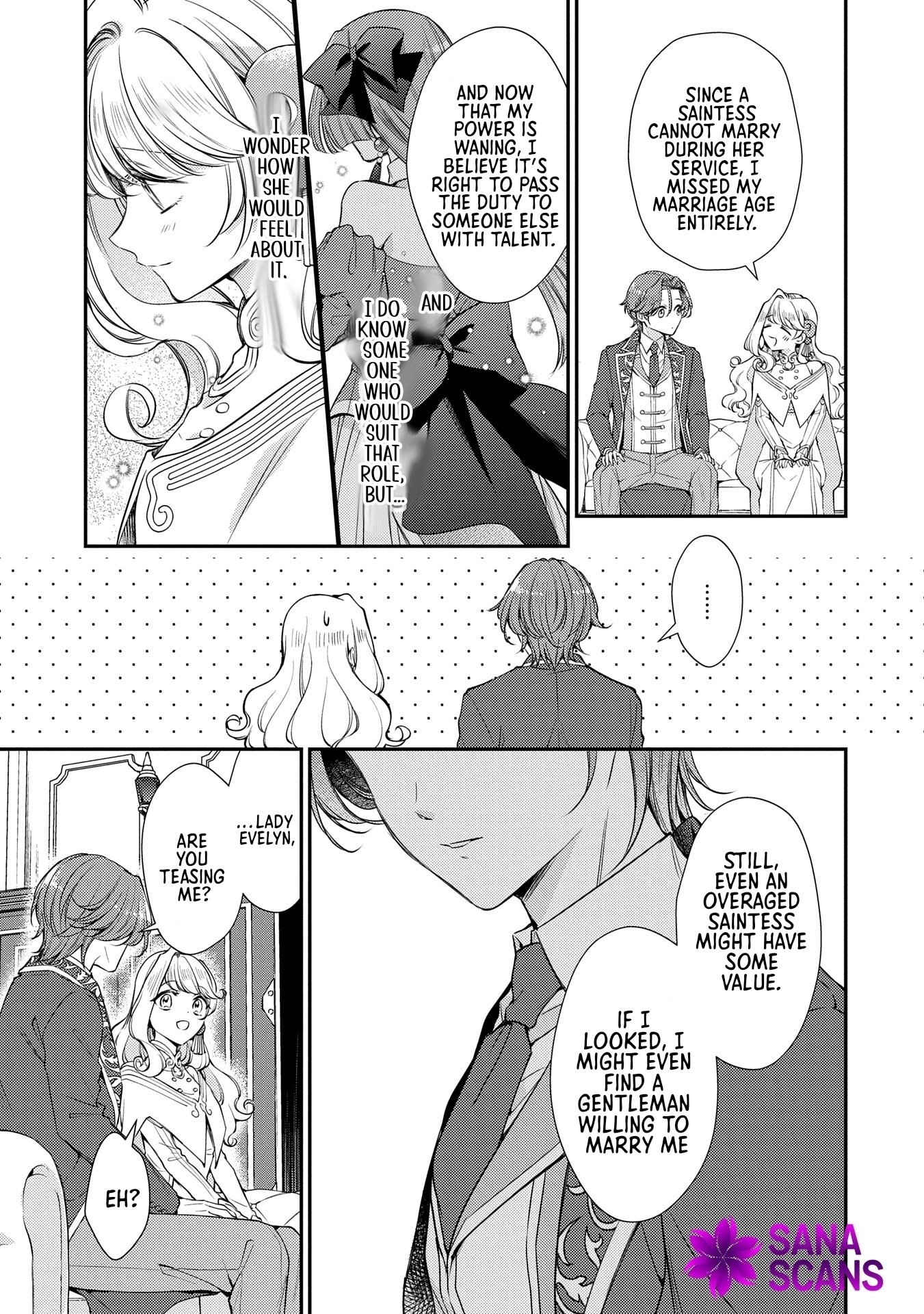 Even Exiled, She's Still the Beloved Saint! St. Evelyn's Weird and Wonderful Friends [Official] Chapter 8 - page 5