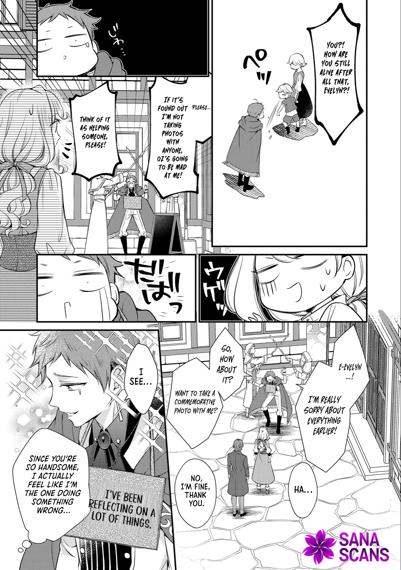 Even Exiled, She's Still the Beloved Saint! St. Evelyn's Weird and Wonderful Friends [Official] Chapter 9 - page 11