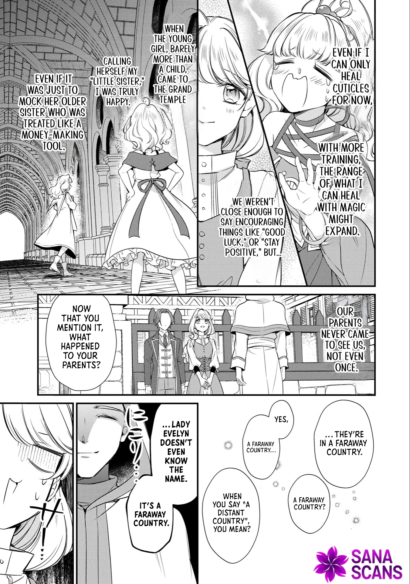 Even Exiled, She's Still the Beloved Saint! St. Evelyn's Weird and Wonderful Friends [Official] Chapter 9 - page 15