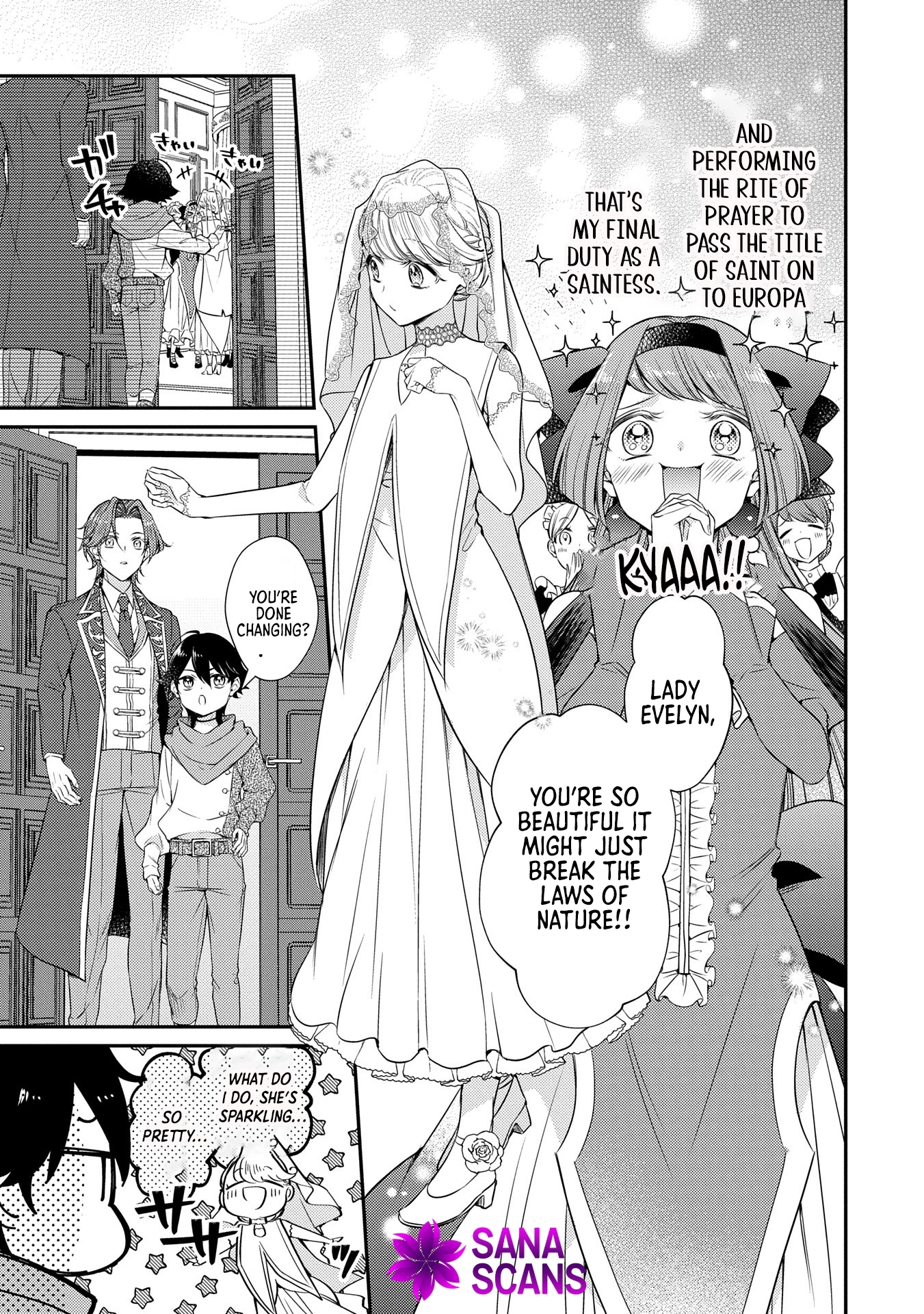 Even Exiled, She's Still the Beloved Saint! St. Evelyn's Weird and Wonderful Friends [Official] Chapter 9 - page 5