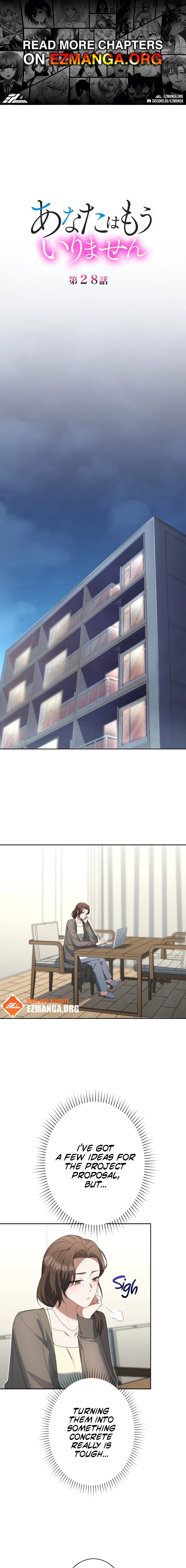 I Don’t Need You Anymore Chapter 28 - page 1