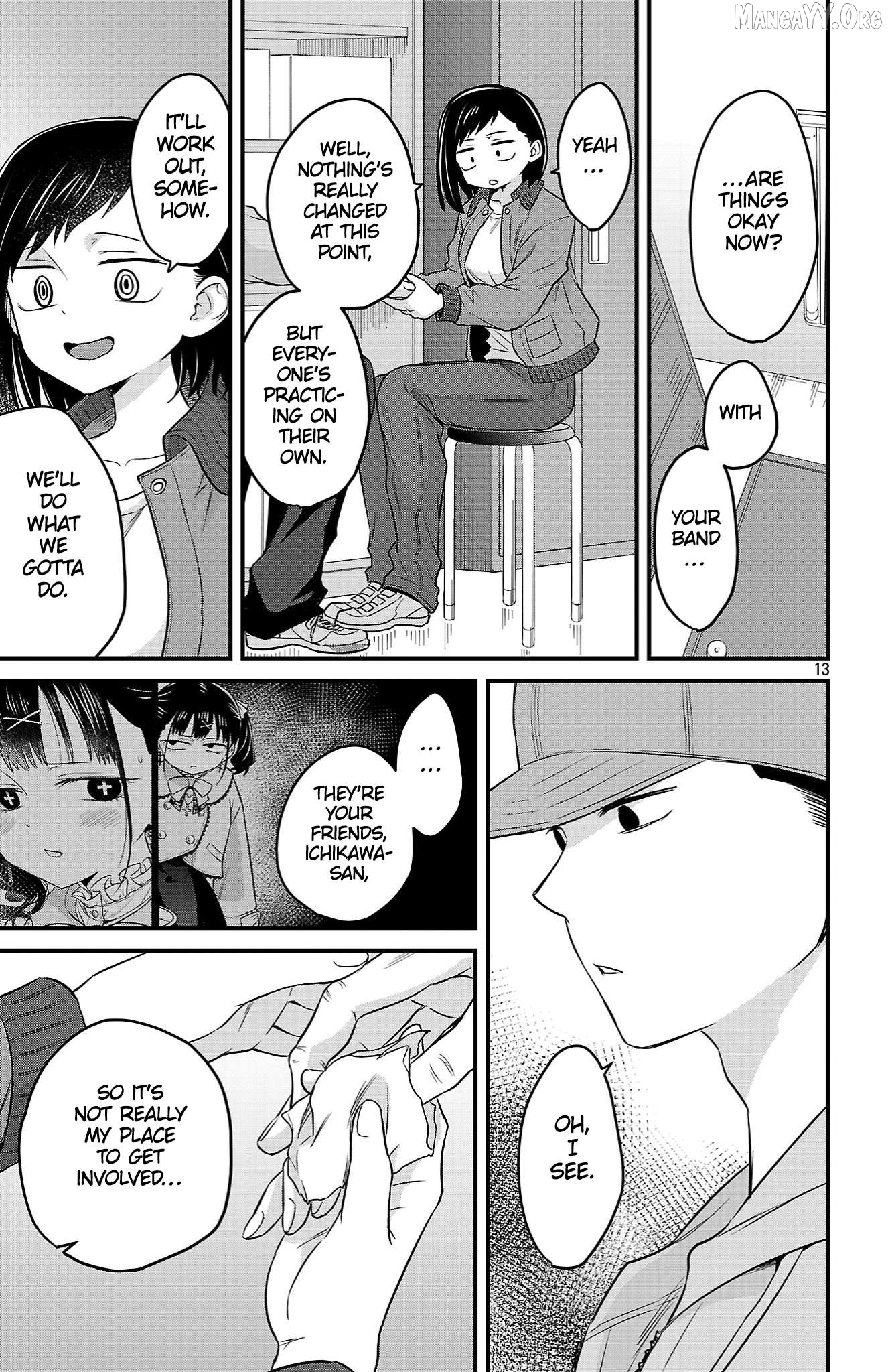 Boku no Kokoro no Yabai Yatsu: Love Comedy ga Hajimaranai Chapter 14 - page 13