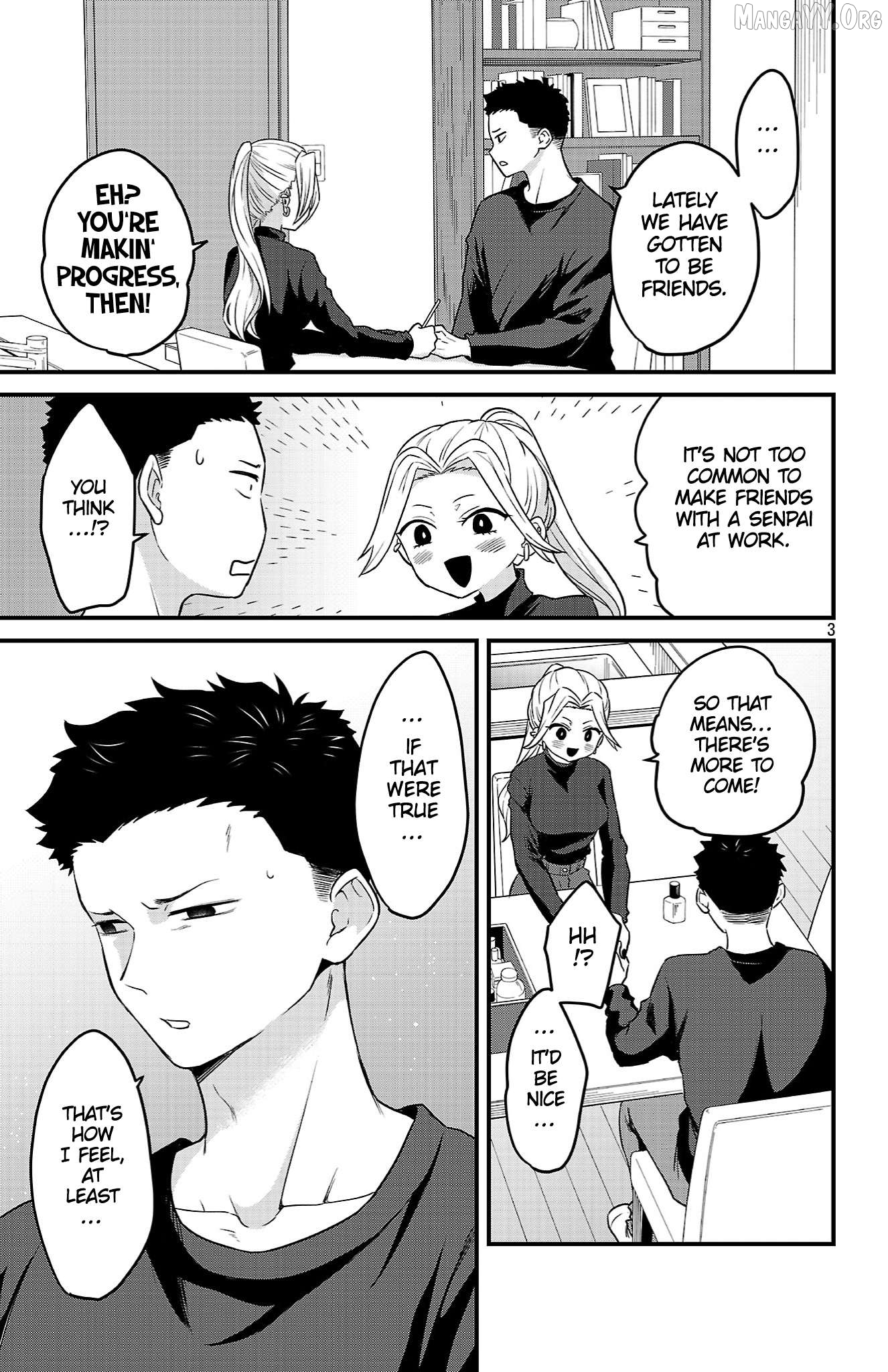 Boku no Kokoro no Yabai Yatsu: Love Comedy ga Hajimaranai Chapter 14 - page 3