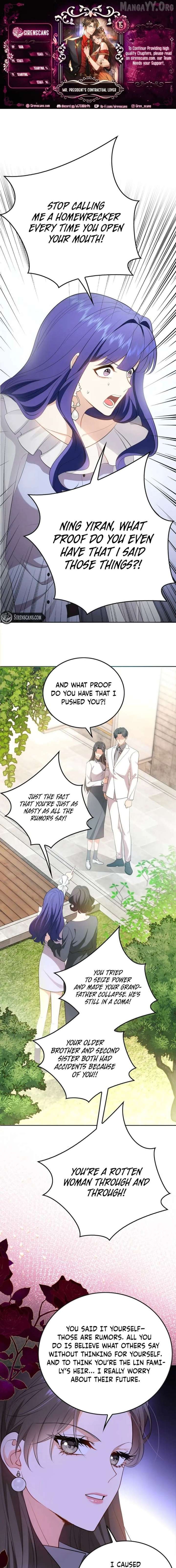 Mr. President's Contractual Lover Chapter 15 - page 1