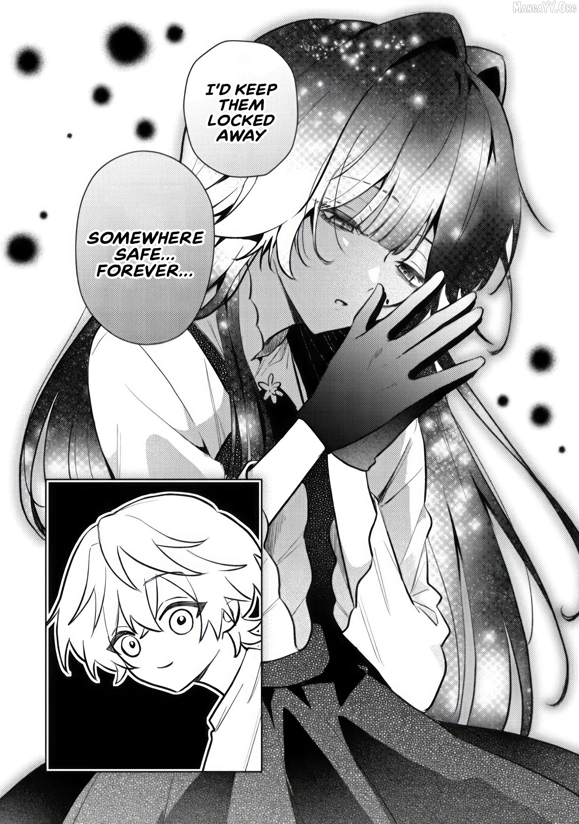 Yami-ochi Rasu Bosu Reijou No Osananajimi Ni Tensei Shita. Ore Ga Shindara Bad End Kakutei Na Node Saikyou Ni Natta Kedo, Mou Yami-ochi "yandere-ka" Shitemasen Ka? Chapter 8 - page 13