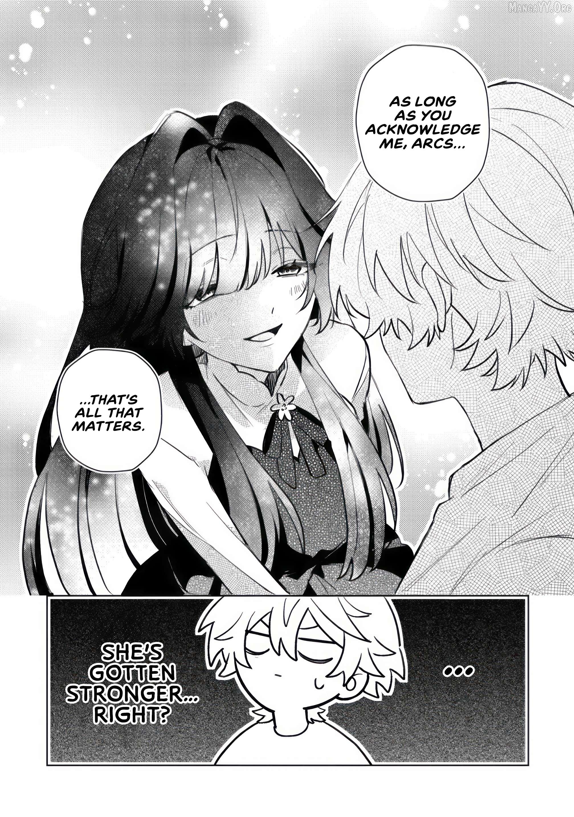 Yami-ochi Rasu Bosu Reijou No Osananajimi Ni Tensei Shita. Ore Ga Shindara Bad End Kakutei Na Node Saikyou Ni Natta Kedo, Mou Yami-ochi "yandere-ka" Shitemasen Ka? Chapter 8 - page 23