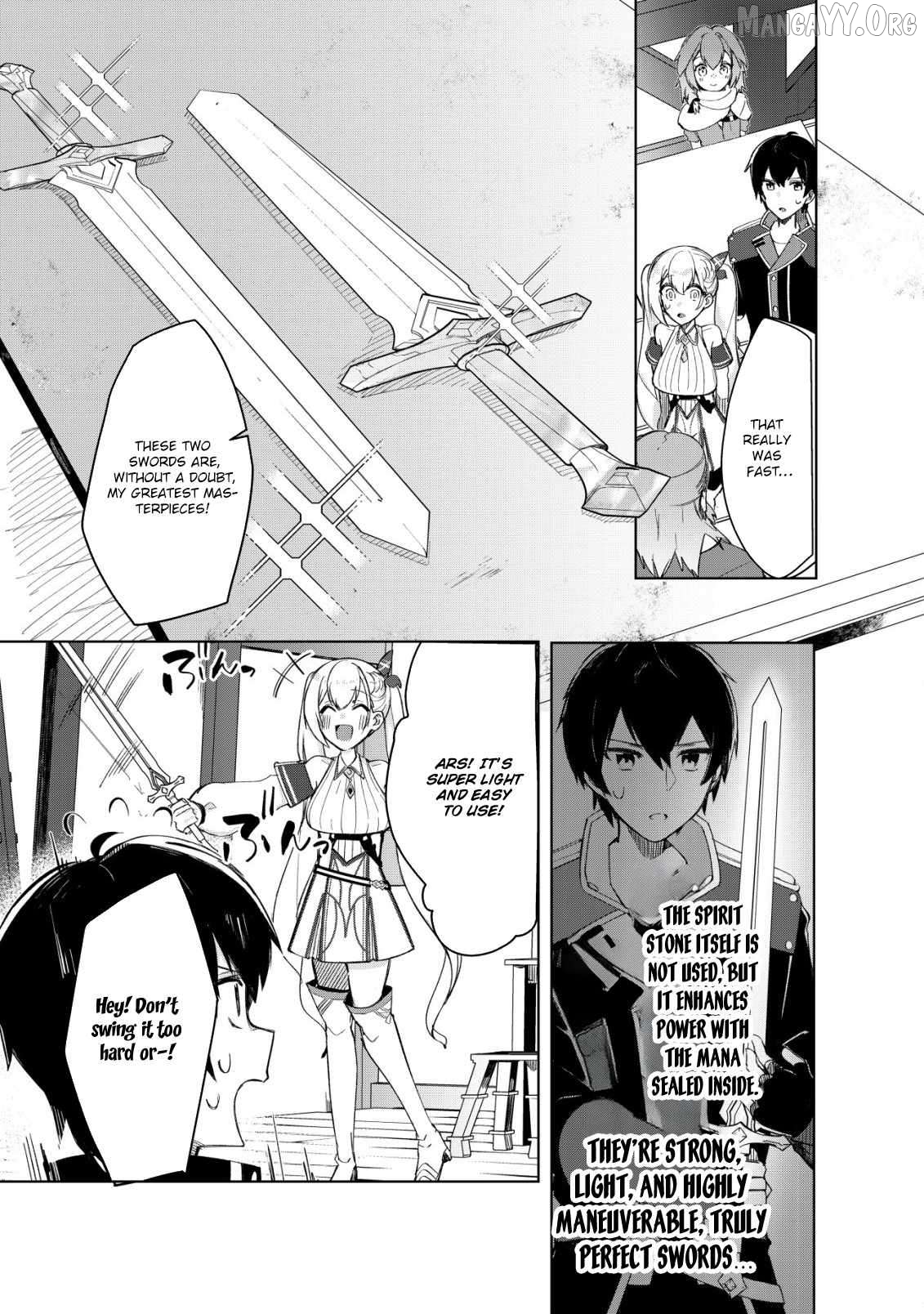 Tsuihousareta Fuyo Mahoutsukai no Nariagari ~Yuusha Party wo Kage kara Sasaeteita to Shiranakatta node Modotte Koi? "Kensei" to "Kenja" no Bishoujo-tachi ni Kakomarete Shiawase nano de Modorimasen~ Chapter 9 - page 11