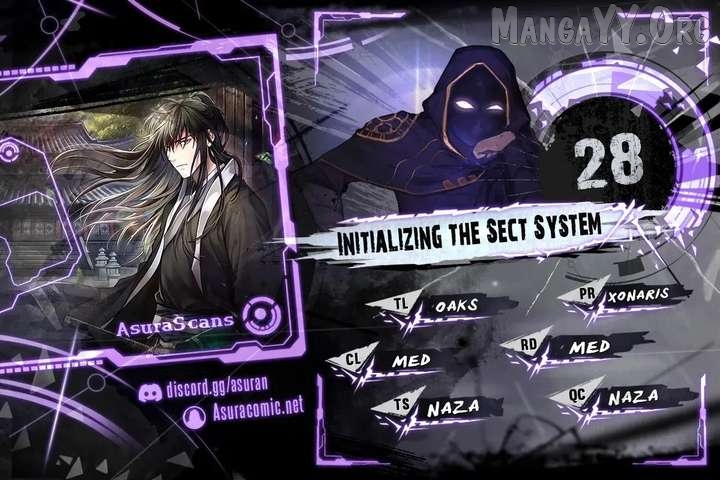 Initializing the Sect System Chapter 28 - page 1