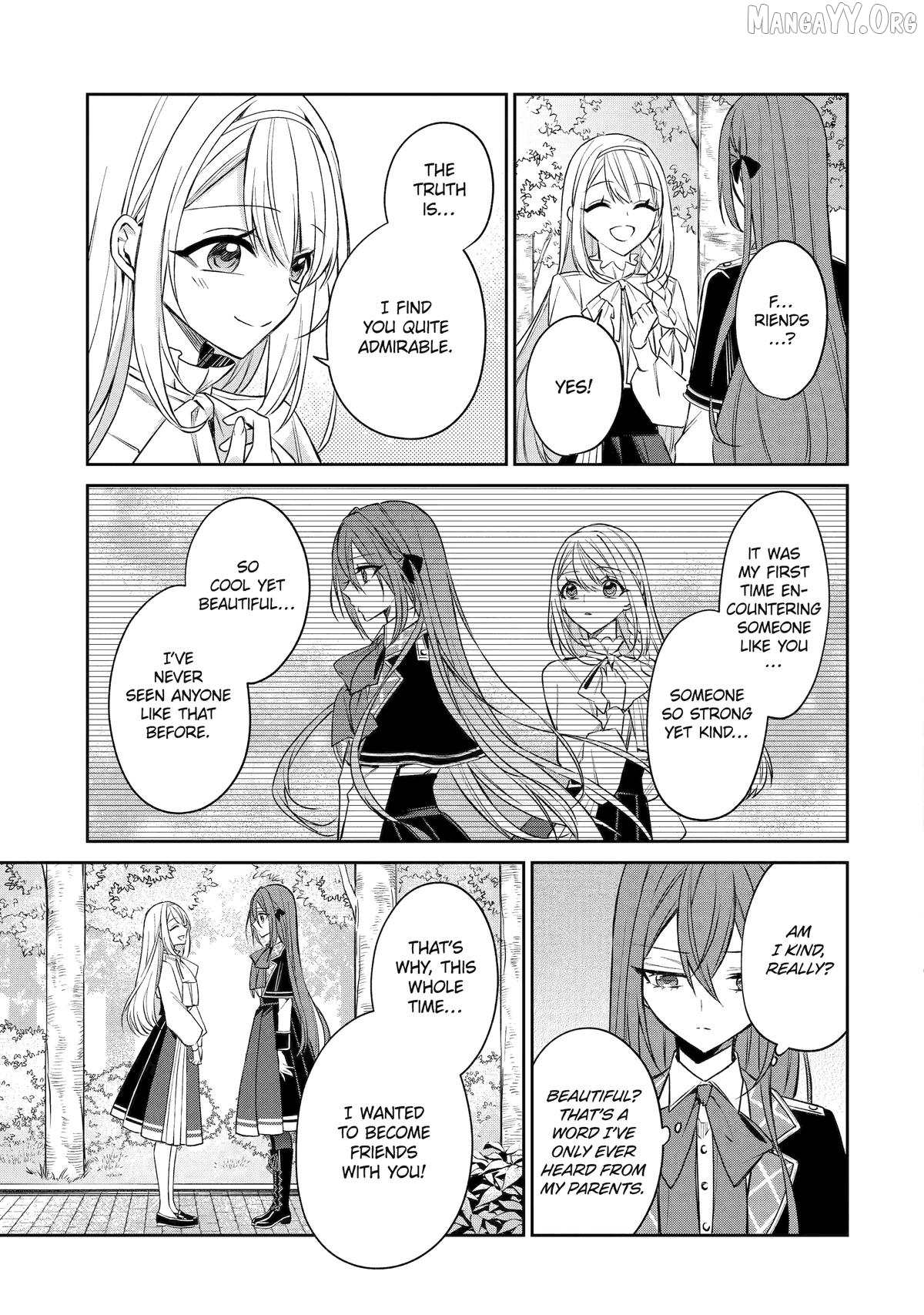 Akuyaku Reijou ni Tensei Shita Inaka Musume ga Bad End Kaihi ni Idomu Hanashi - Shinitakunai no de Last Boss Yori Tsuyoku Natte Mita Chapter 11 - page 17