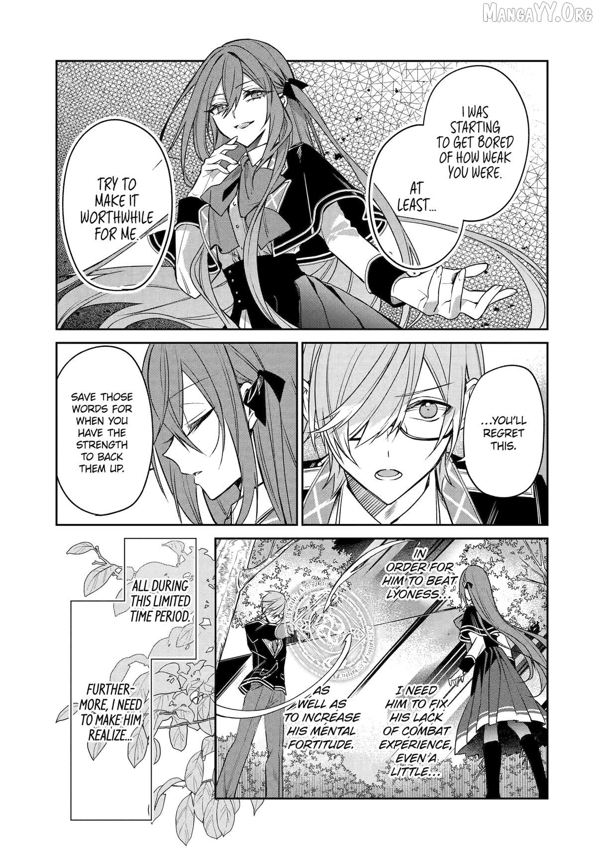 Akuyaku Reijou ni Tensei Shita Inaka Musume ga Bad End Kaihi ni Idomu Hanashi - Shinitakunai no de Last Boss Yori Tsuyoku Natte Mita Chapter 14 - page 27