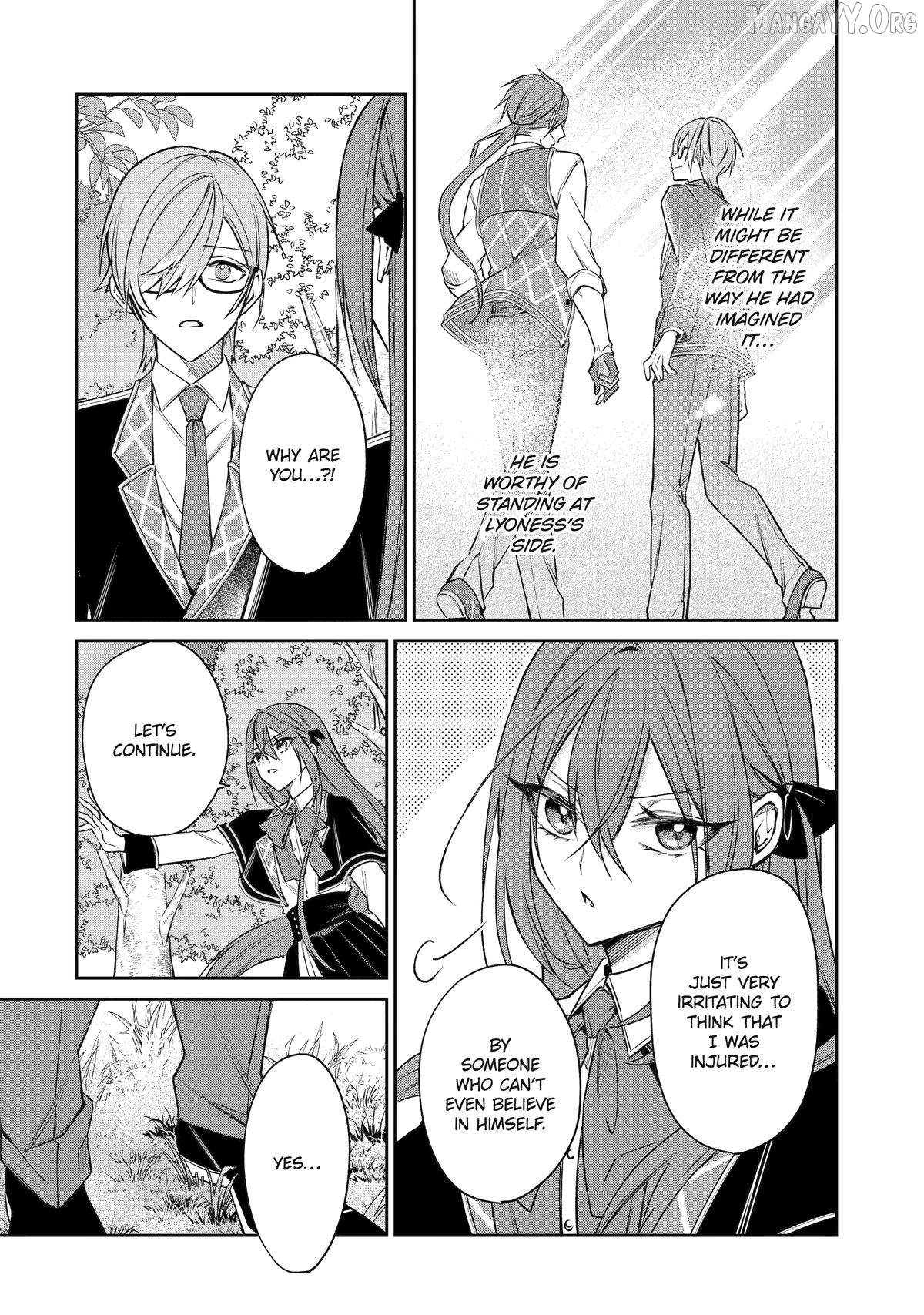 Akuyaku Reijou ni Tensei Shita Inaka Musume ga Bad End Kaihi ni Idomu Hanashi - Shinitakunai no de Last Boss Yori Tsuyoku Natte Mita Chapter 15 - page 12