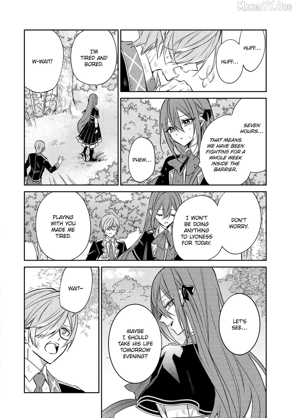 Akuyaku Reijou ni Tensei Shita Inaka Musume ga Bad End Kaihi ni Idomu Hanashi - Shinitakunai no de Last Boss Yori Tsuyoku Natte Mita Chapter 15 - page 14