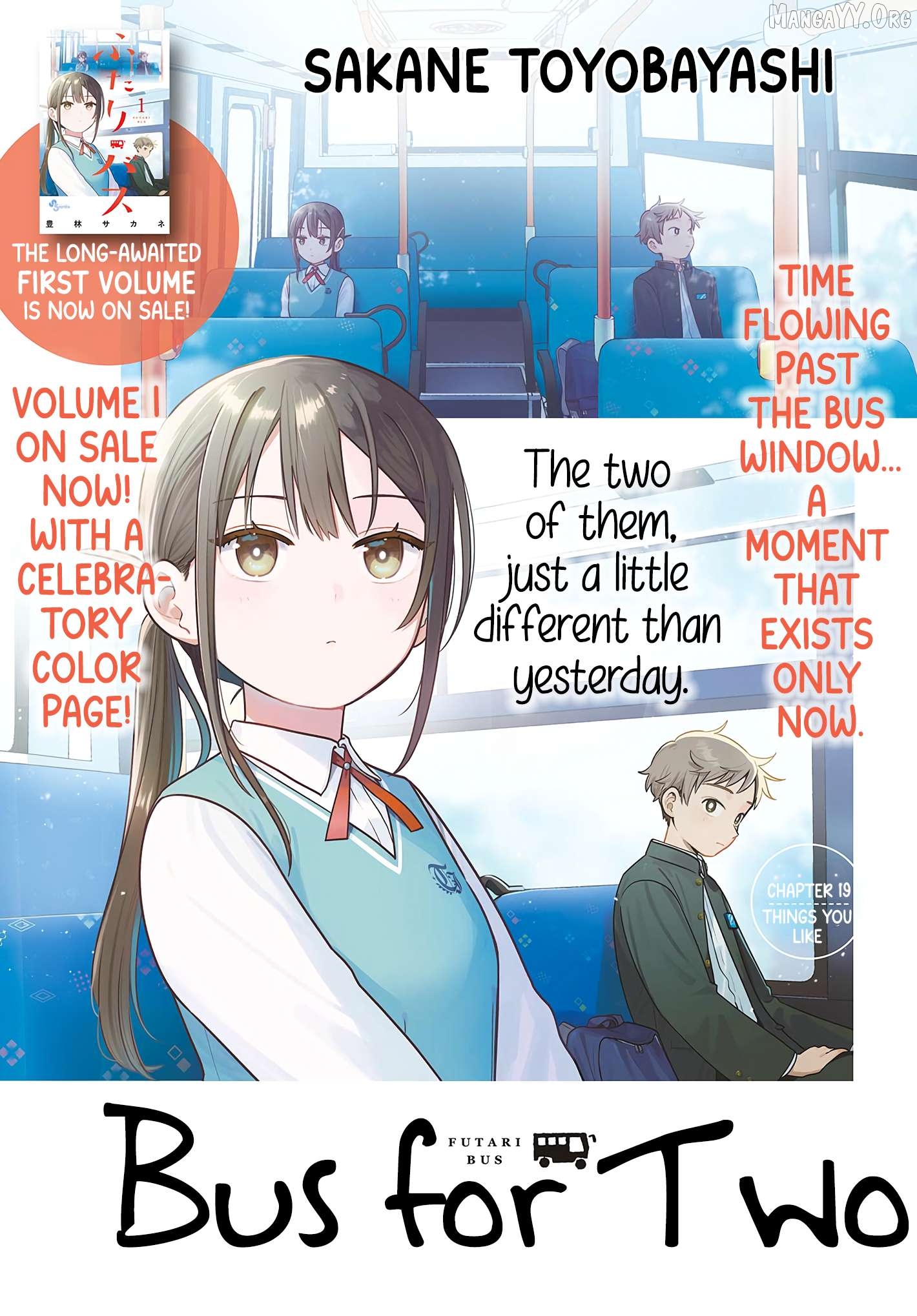 Futari Bus Chapter 19 - page 1