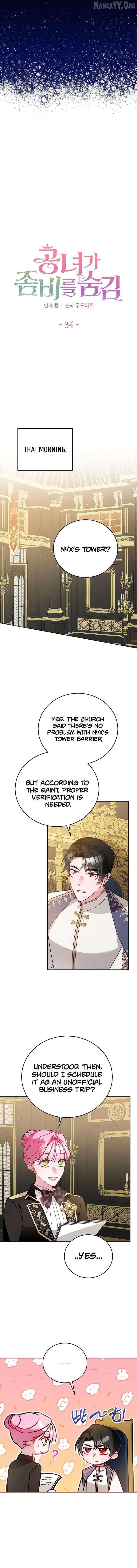 The Lady Who Hides the Zombies Chapter 34 - page 3