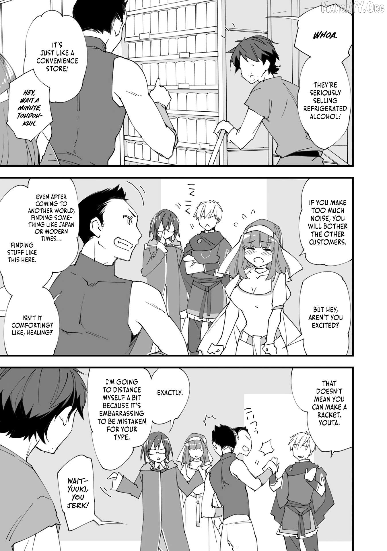 Kurasu Ten’i Ni Makikomareta Konbini Ten’in No Ossan, Yūsha Ni Wa Hitsuyō Nakatta Amarimono Sukiru O Kushishite Saikyō to Naru Yō Desu Chapter 12 - page 26