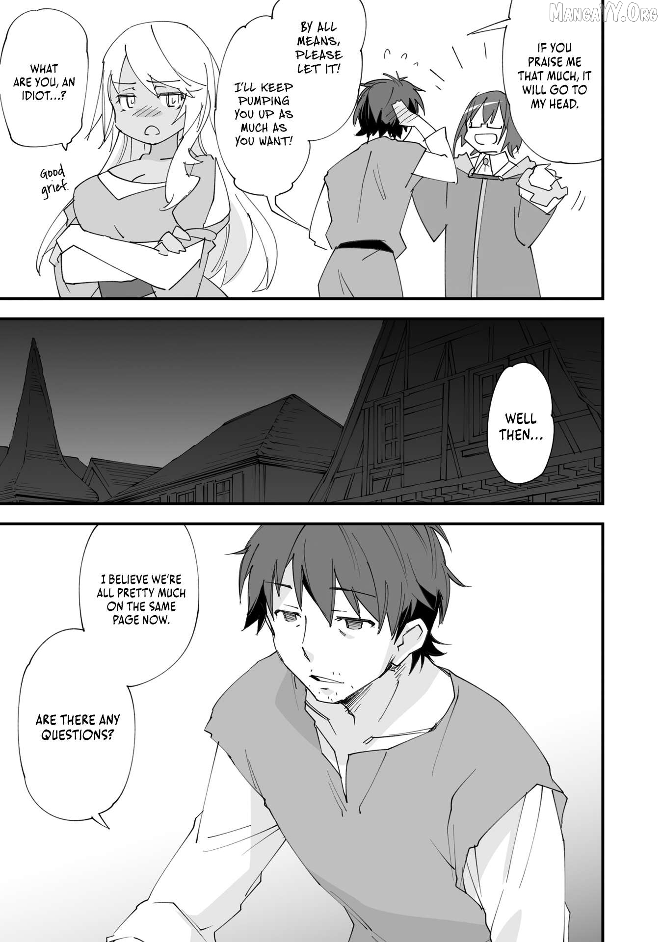 Kurasu Ten’i Ni Makikomareta Konbini Ten’in No Ossan, Yūsha Ni Wa Hitsuyō Nakatta Amarimono Sukiru O Kushishite Saikyō to Naru Yō Desu Chapter 14 - page 12