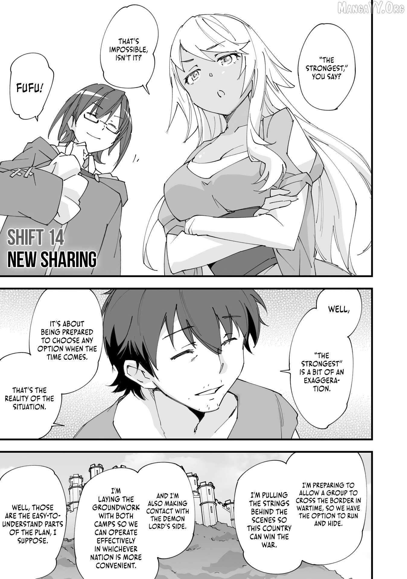 Kurasu Ten’i Ni Makikomareta Konbini Ten’in No Ossan, Yūsha Ni Wa Hitsuyō Nakatta Amarimono Sukiru O Kushishite Saikyō to Naru Yō Desu Chapter 14 - page 2