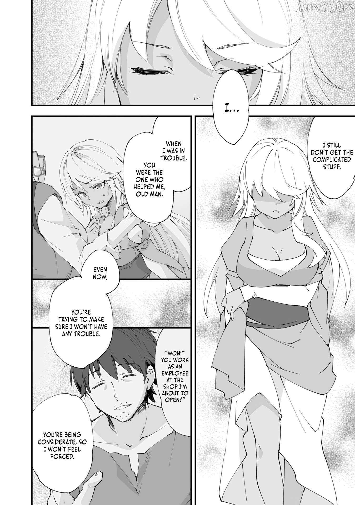 Kurasu Ten’i Ni Makikomareta Konbini Ten’in No Ossan, Yūsha Ni Wa Hitsuyō Nakatta Amarimono Sukiru O Kushishite Saikyō to Naru Yō Desu Chapter 14 - page 9