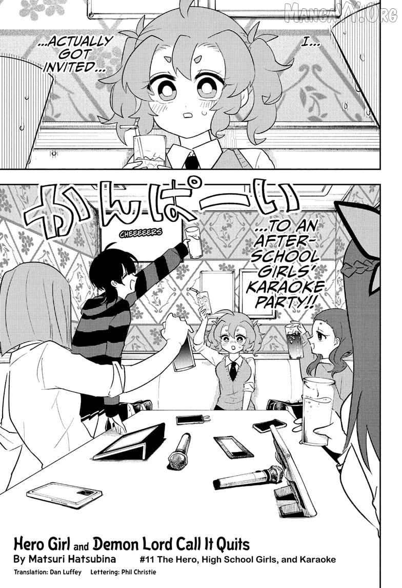 Hero Girl and Demon Lord Call It Quits Chapter 11 - page 1